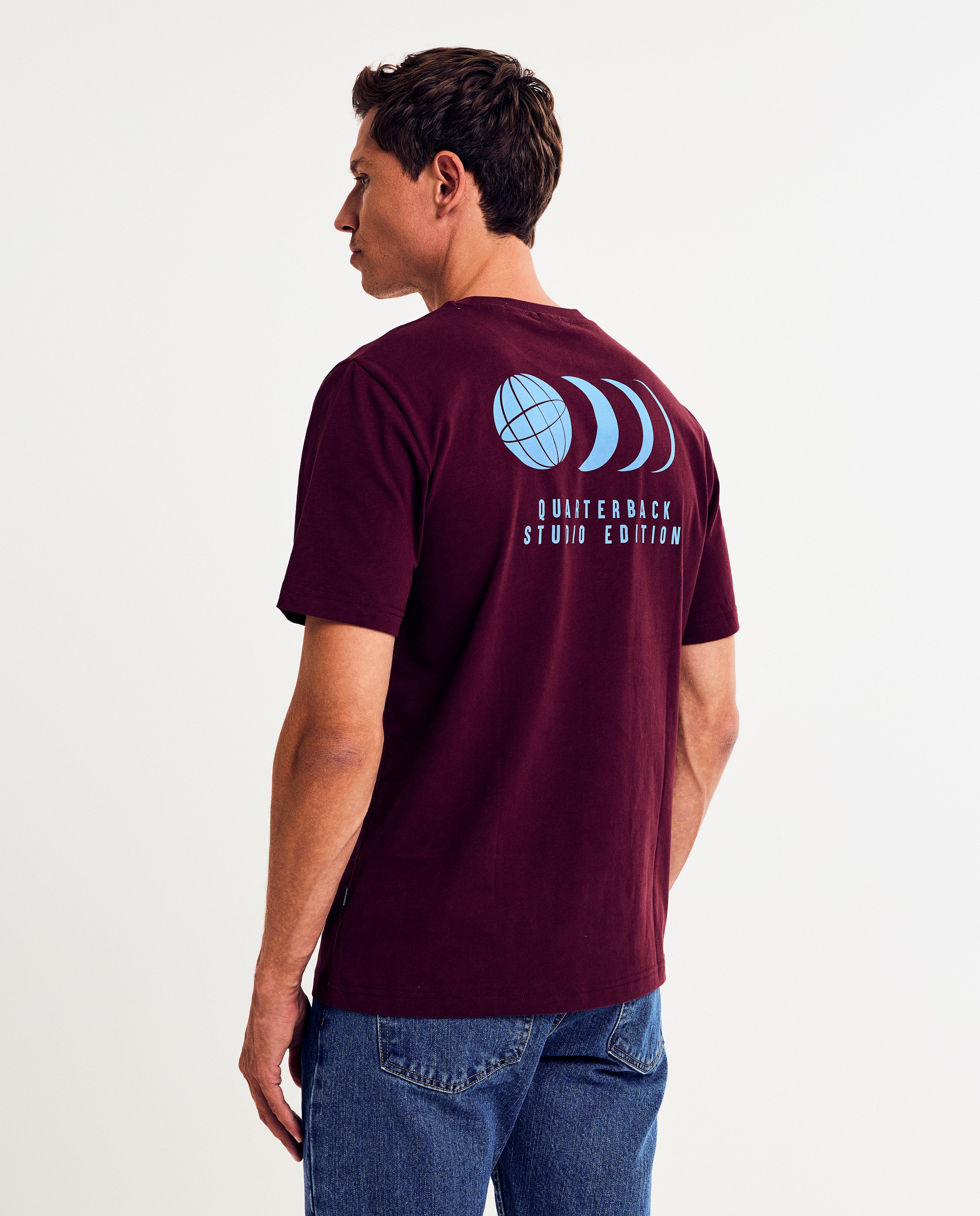 T-shirt met backprint - null - Quarterback