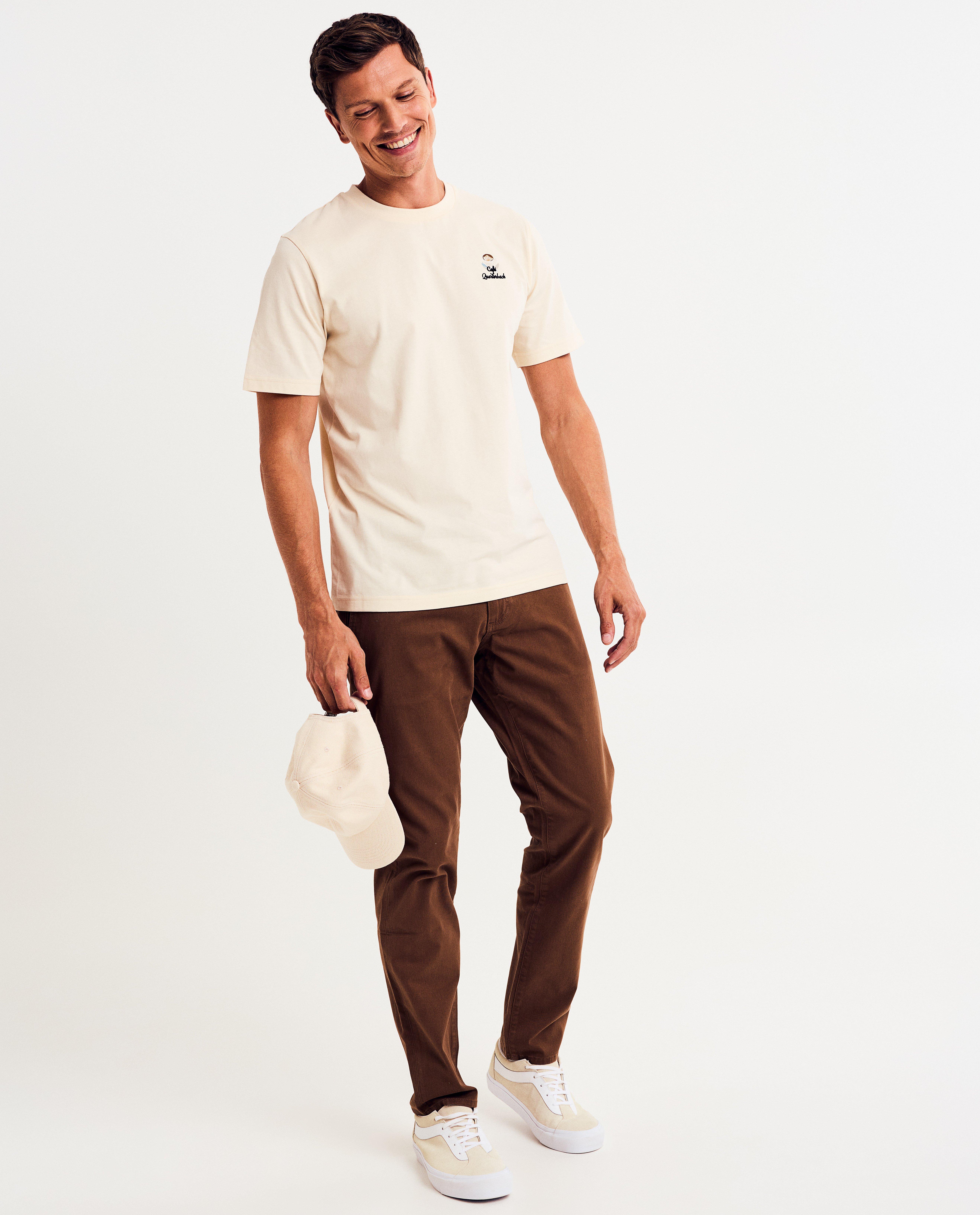 T-shirts - T-shirt met geborduurde figuur, regular fit