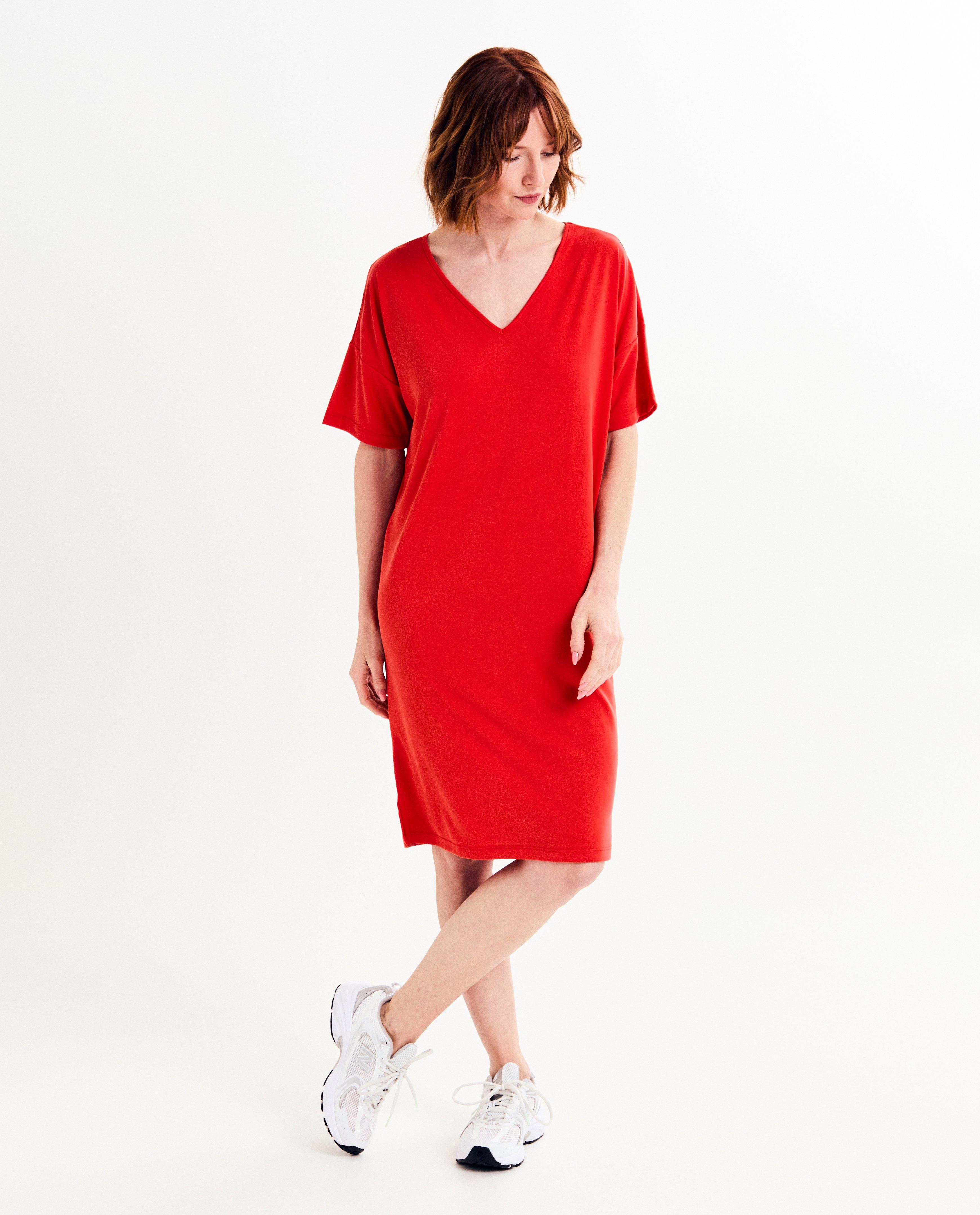 Rode T-shirtjurk - null - Saint Tropez