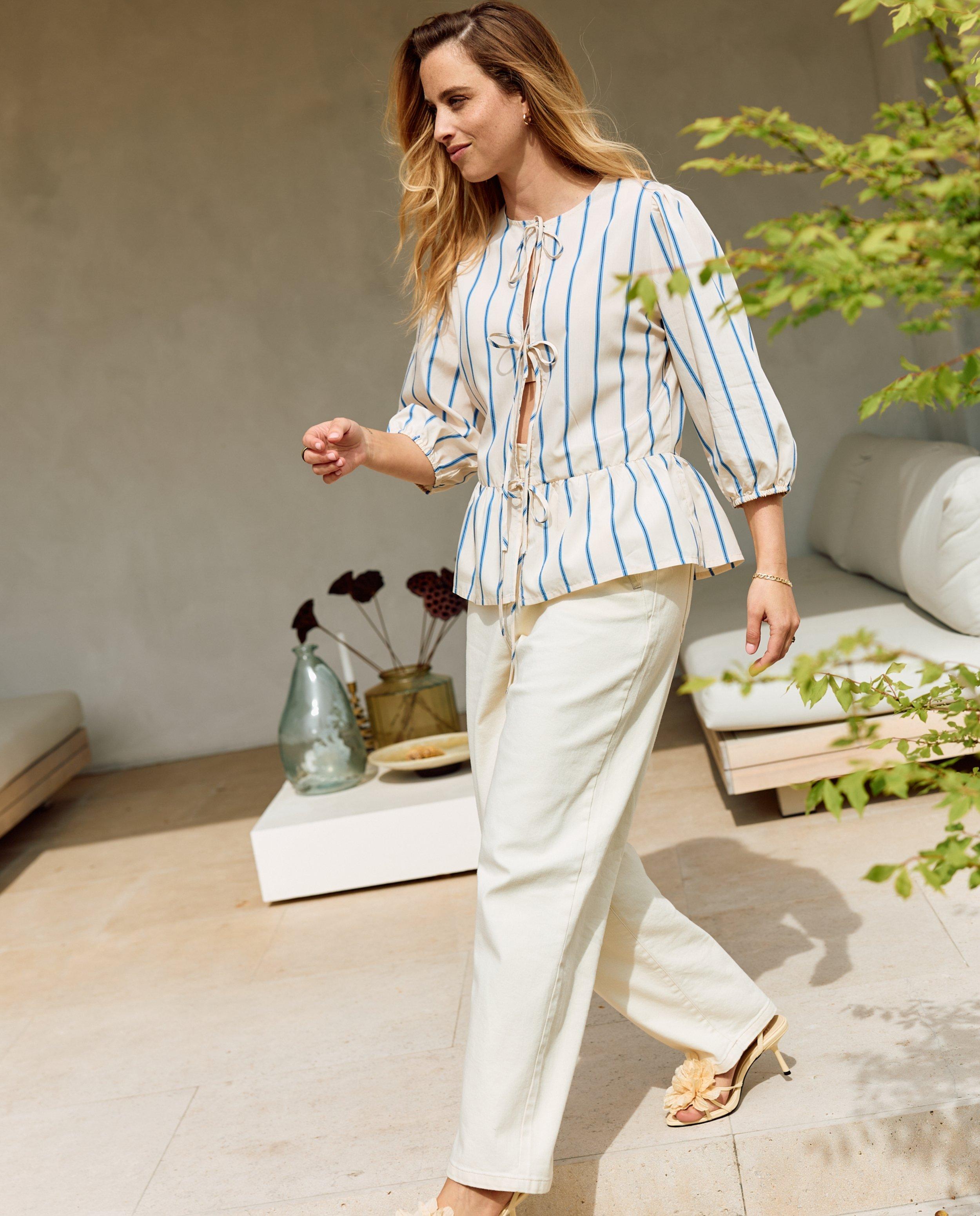 Offwhite broek