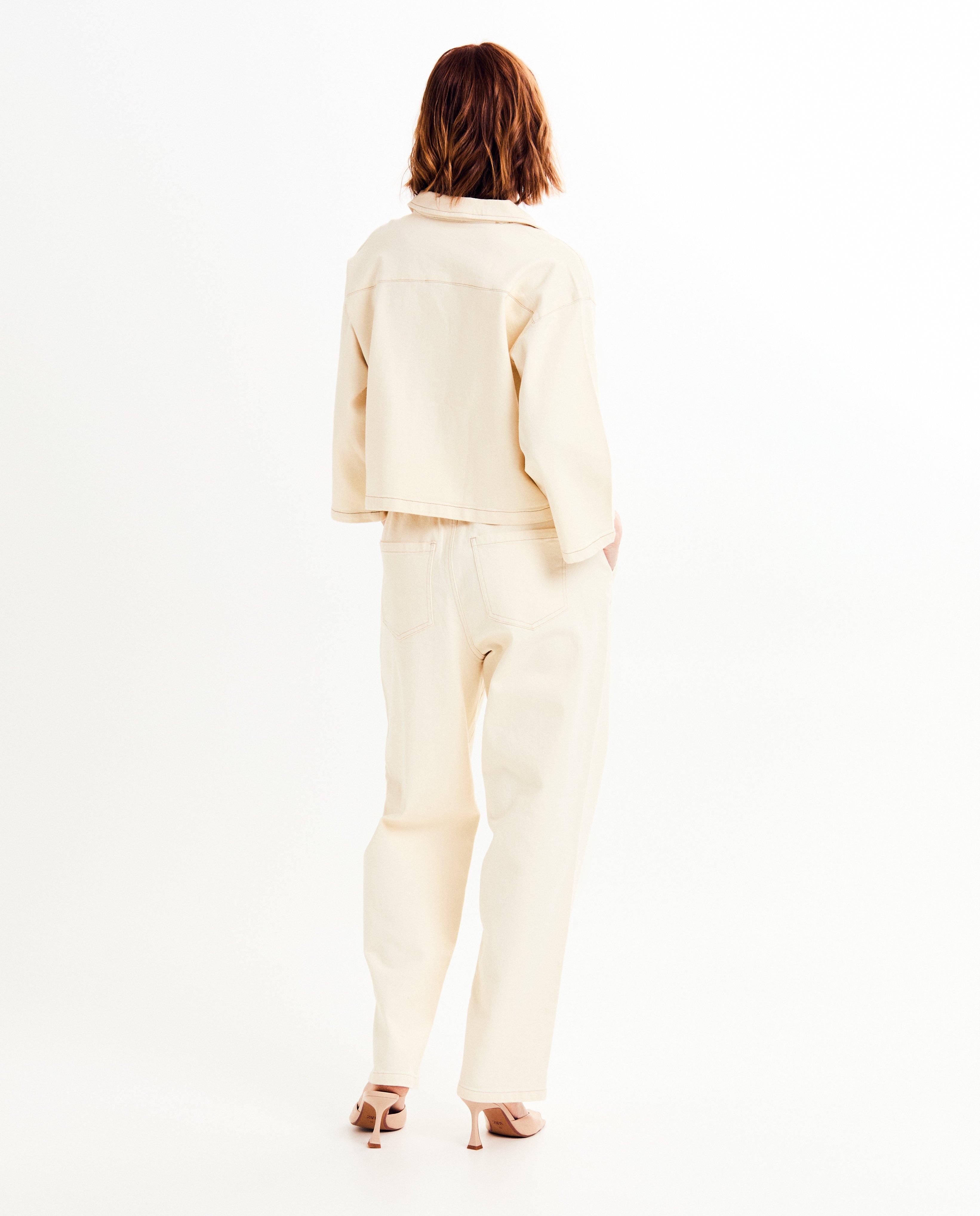 Pantalons - Pantalon blanc cassé