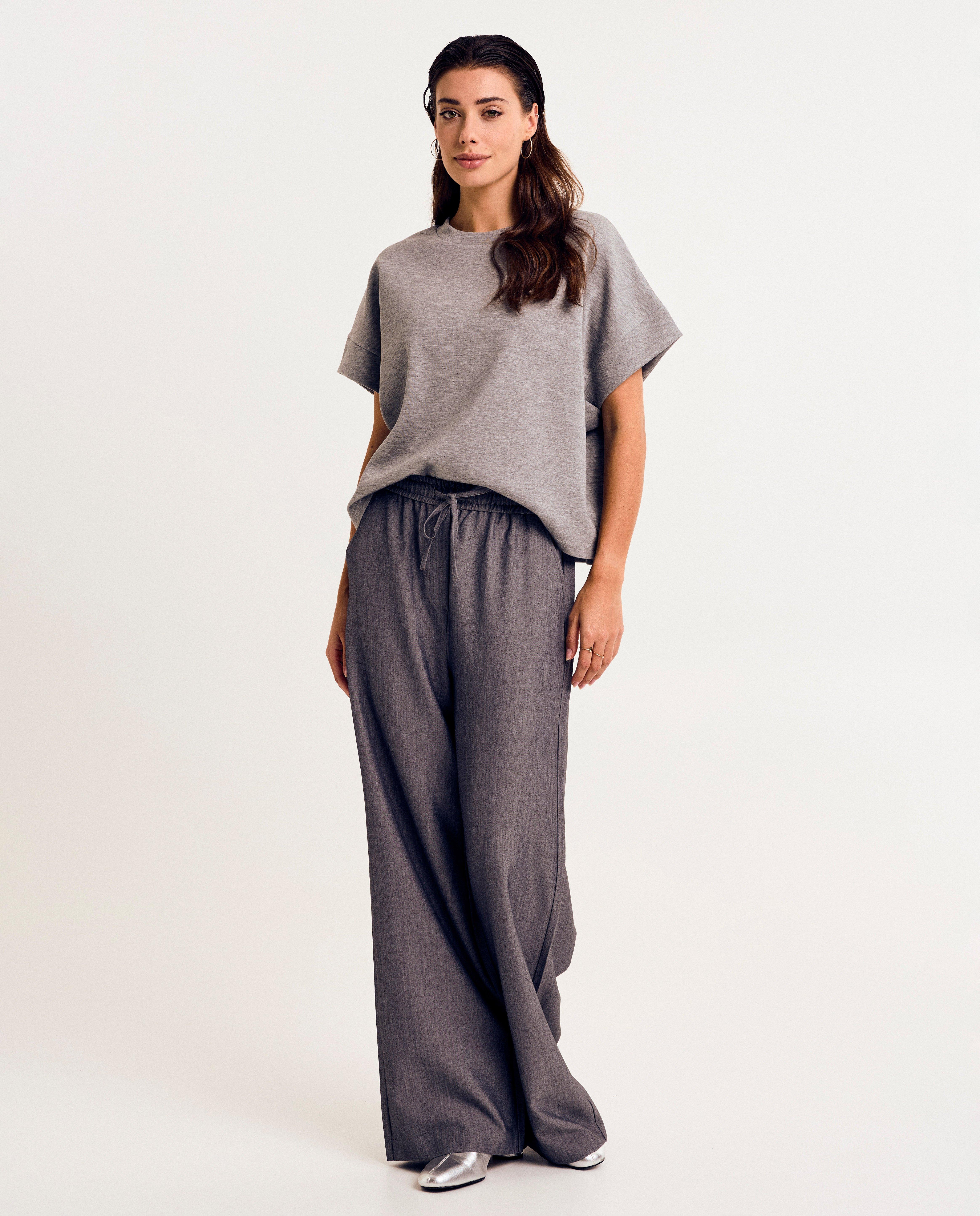 Grijs T-shirt, loose fit - Product Detail - grijs - afbeelding nummer 2