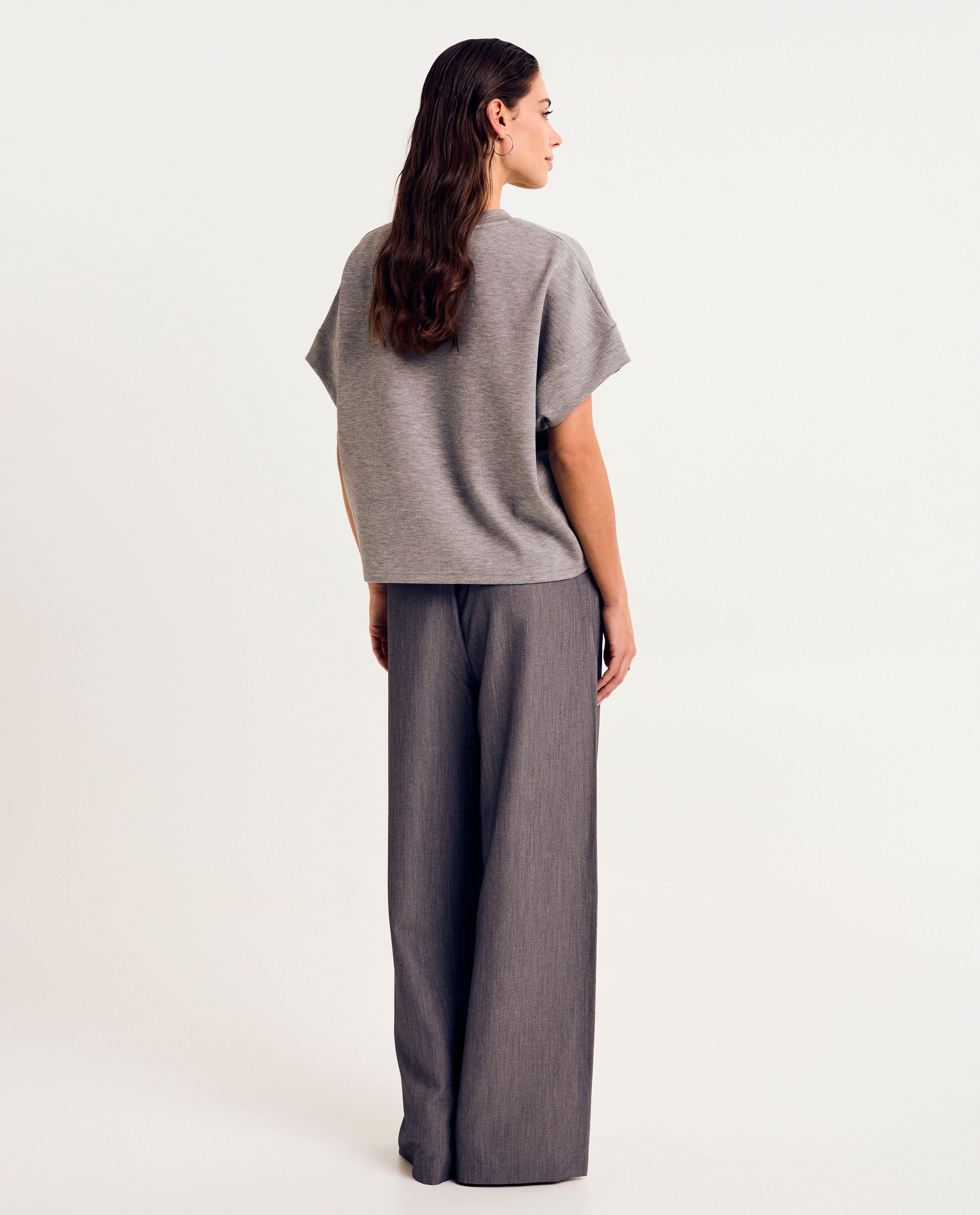 Grijs T-shirt, loose fit - Product Detail - grijs - afbeelding nummer 3