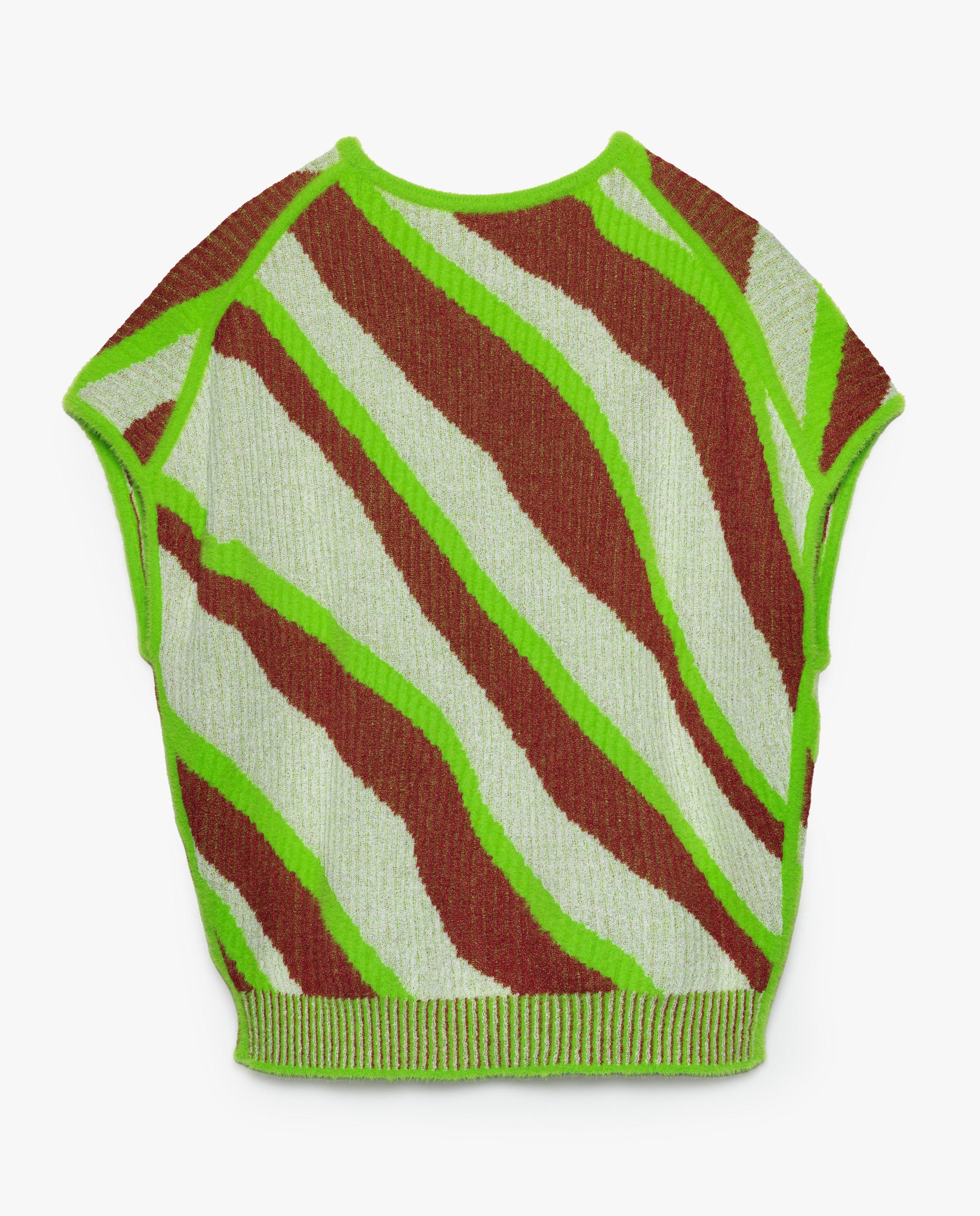 Truien - Omkeerbare debardeur met zebraprint