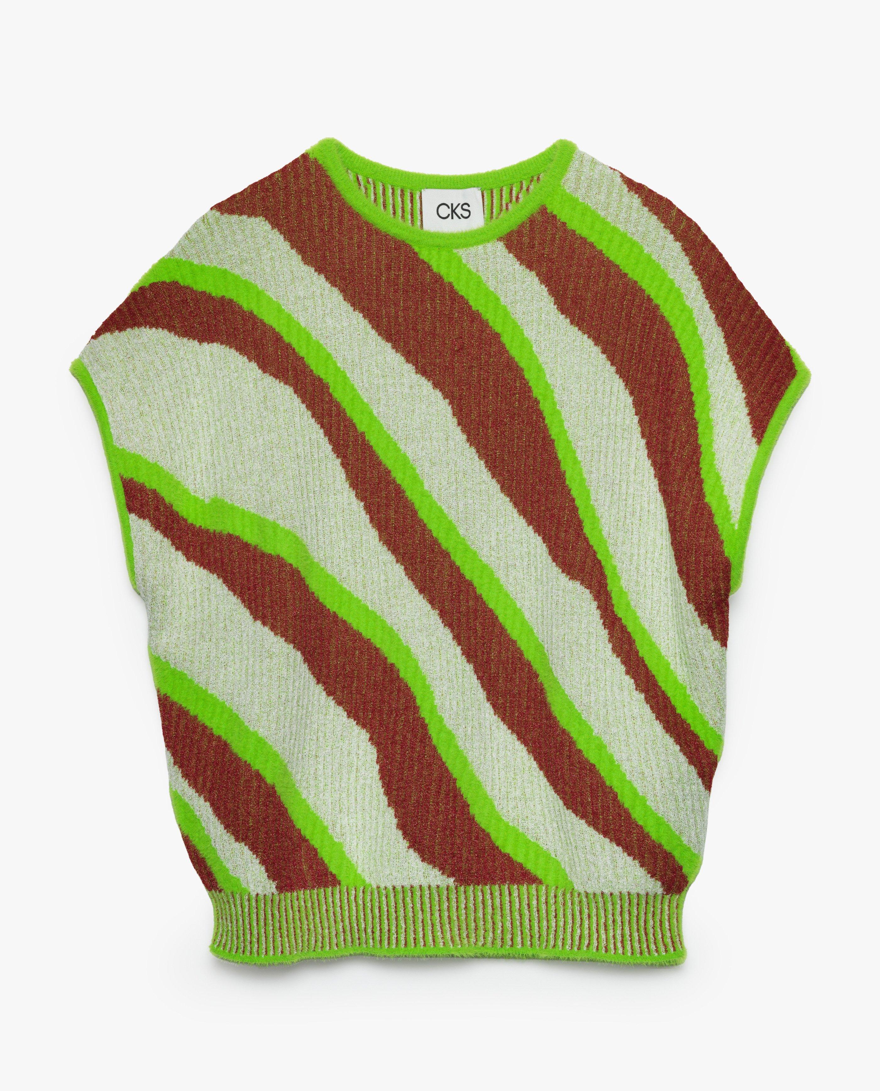 Truien - Omkeerbare debardeur met zebraprint