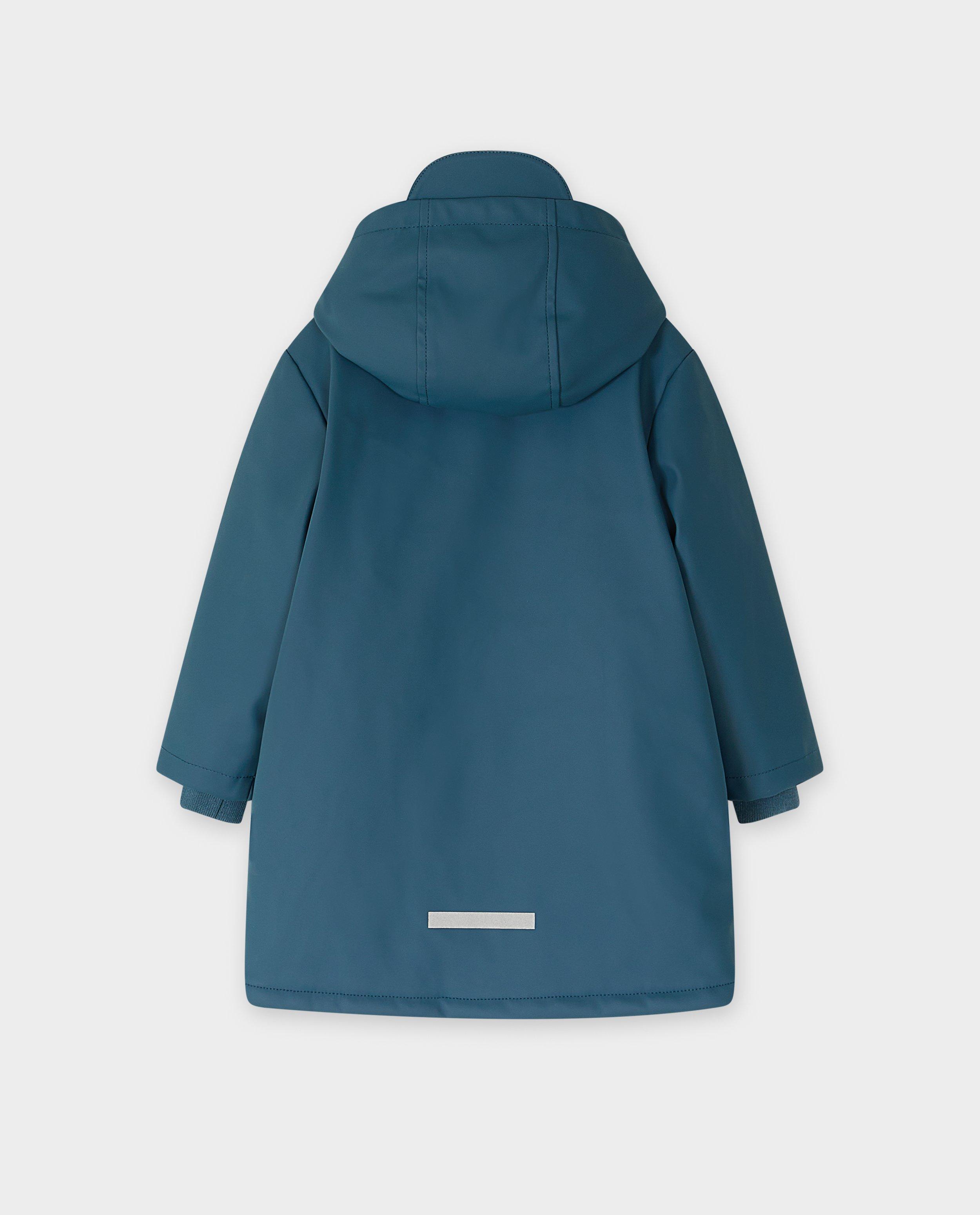 Trenchcoats - Donkerblauwe jas met teddy voering, 92-128