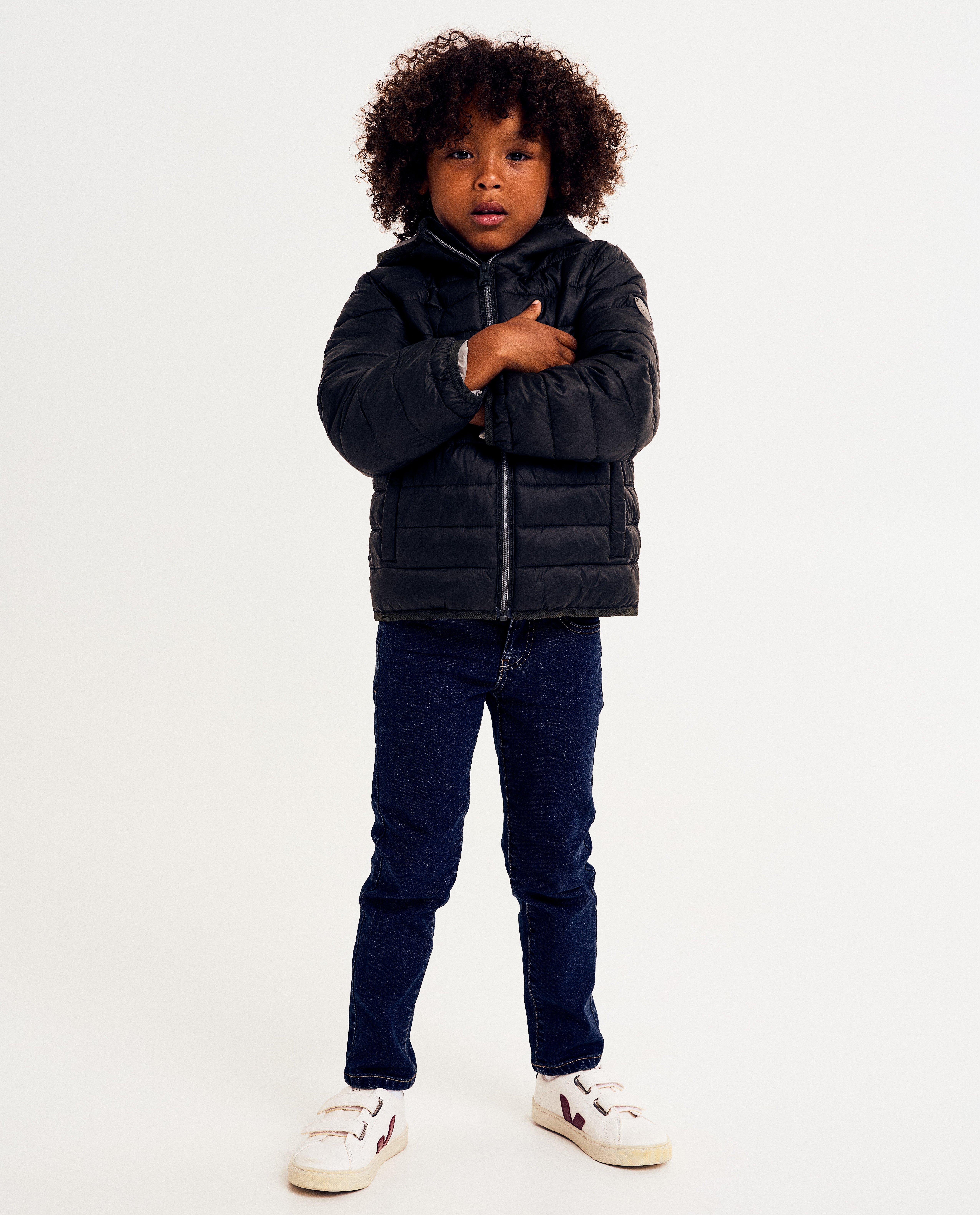 Veste surpiqu&eacute;e vert fonc&eacute;, 92-128 - D&eacute;tails du produit - khaki - image num&eacute;ro 2