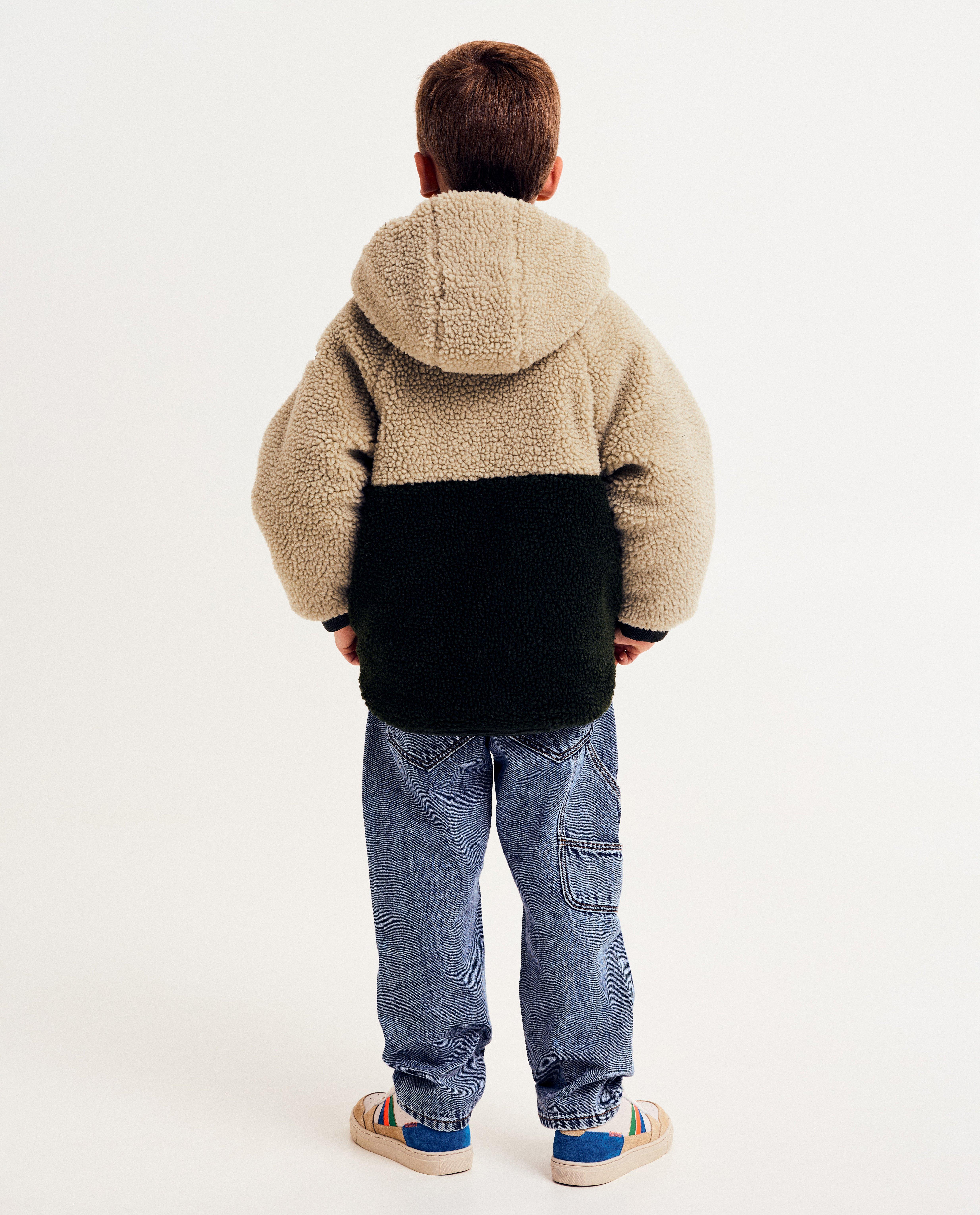 Veste r&eacute;versible en polyester recycl&eacute; - D&eacute;tails du produit - khaki - image num&eacute;ro 3