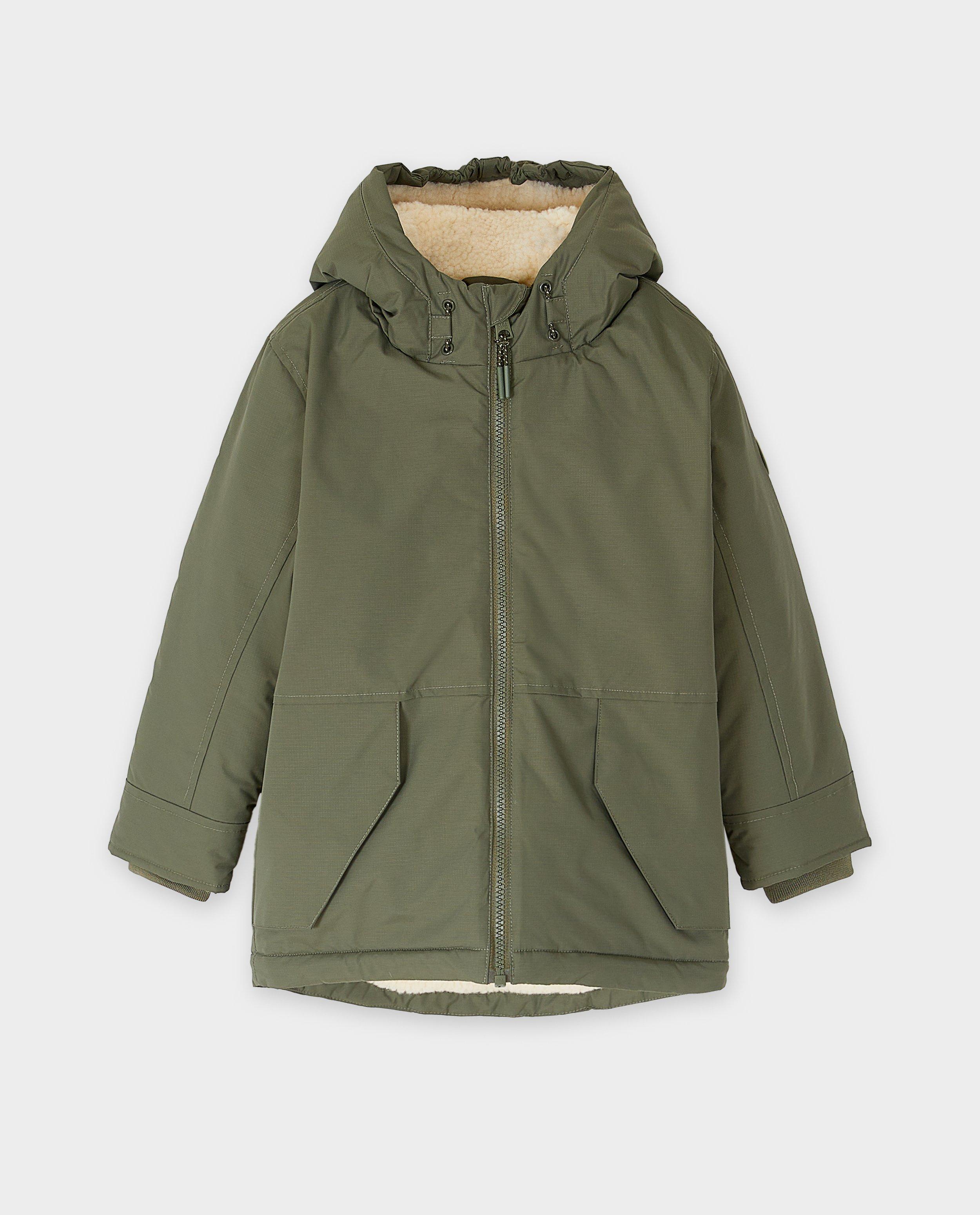 Doudounes - Manteau en polyamide recyclé avec doublure teddy