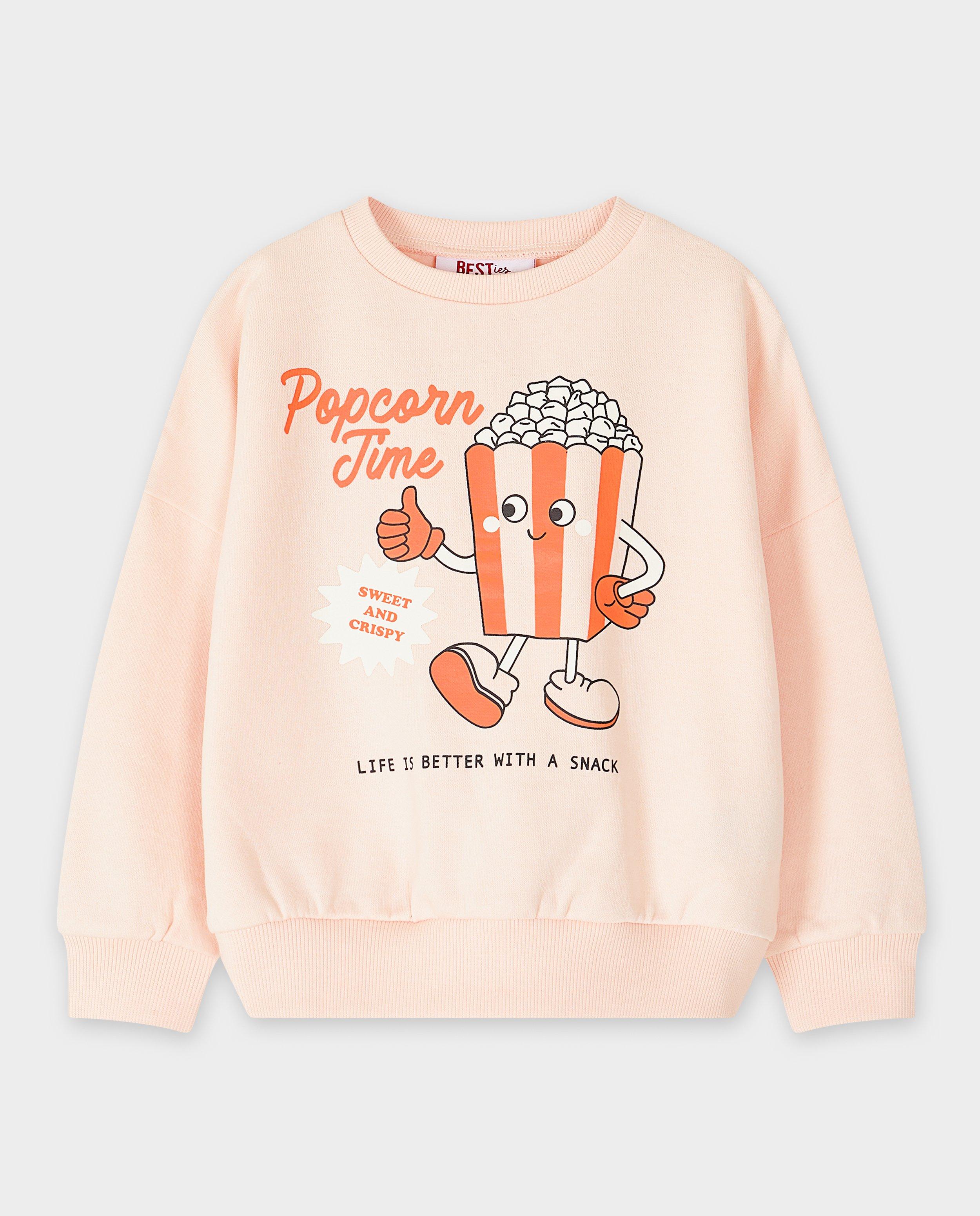 Sweaters - Sweater met print snoepje, loose fit