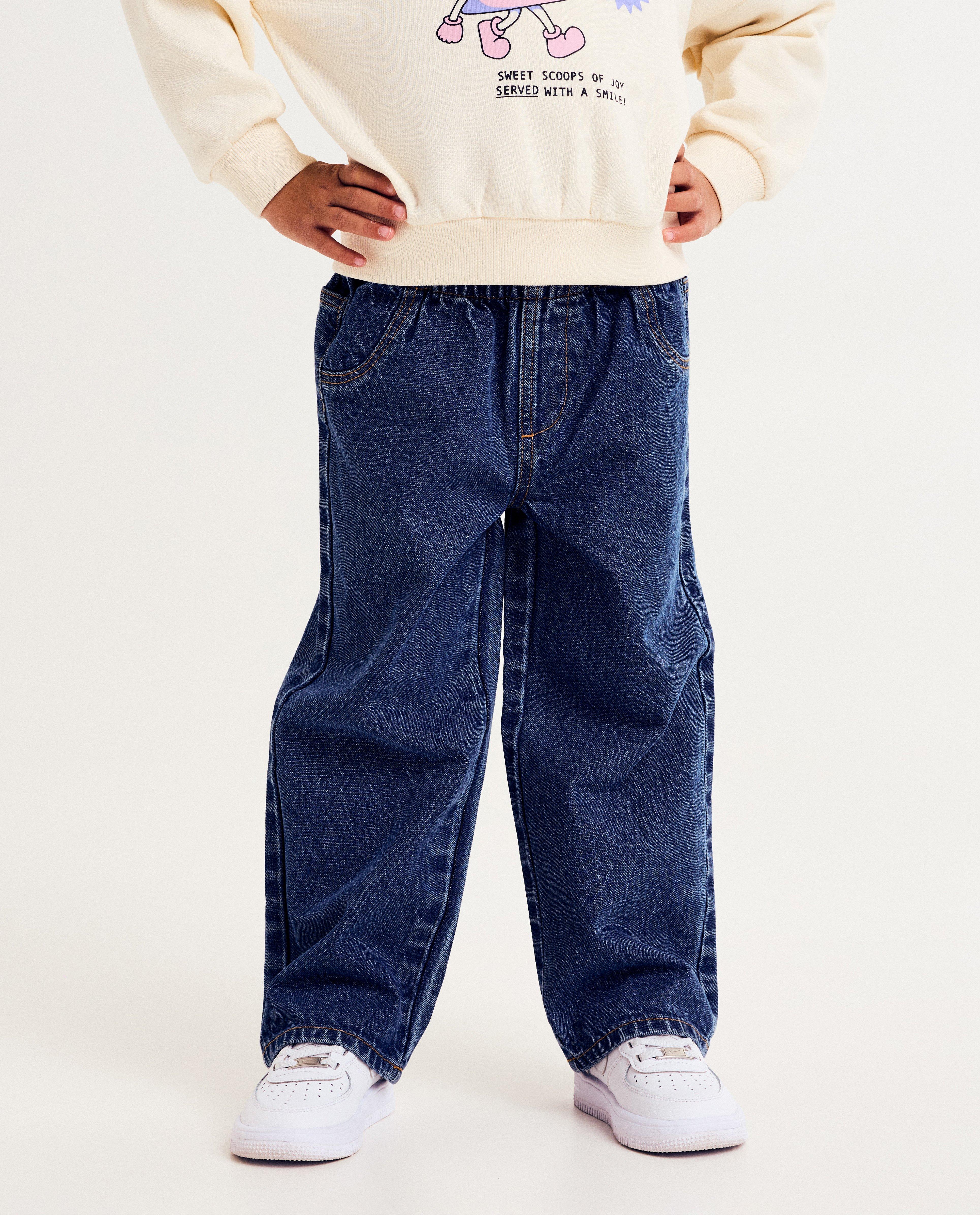 Jeans - Blauwe jeans, straight fit