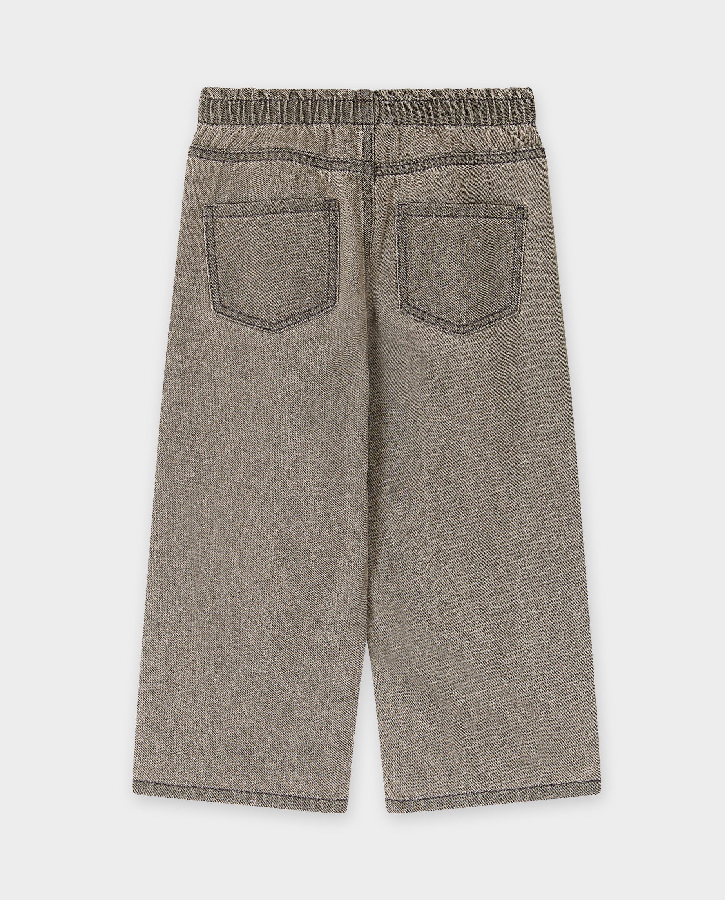Broeken - Grijze jeans, straight fit