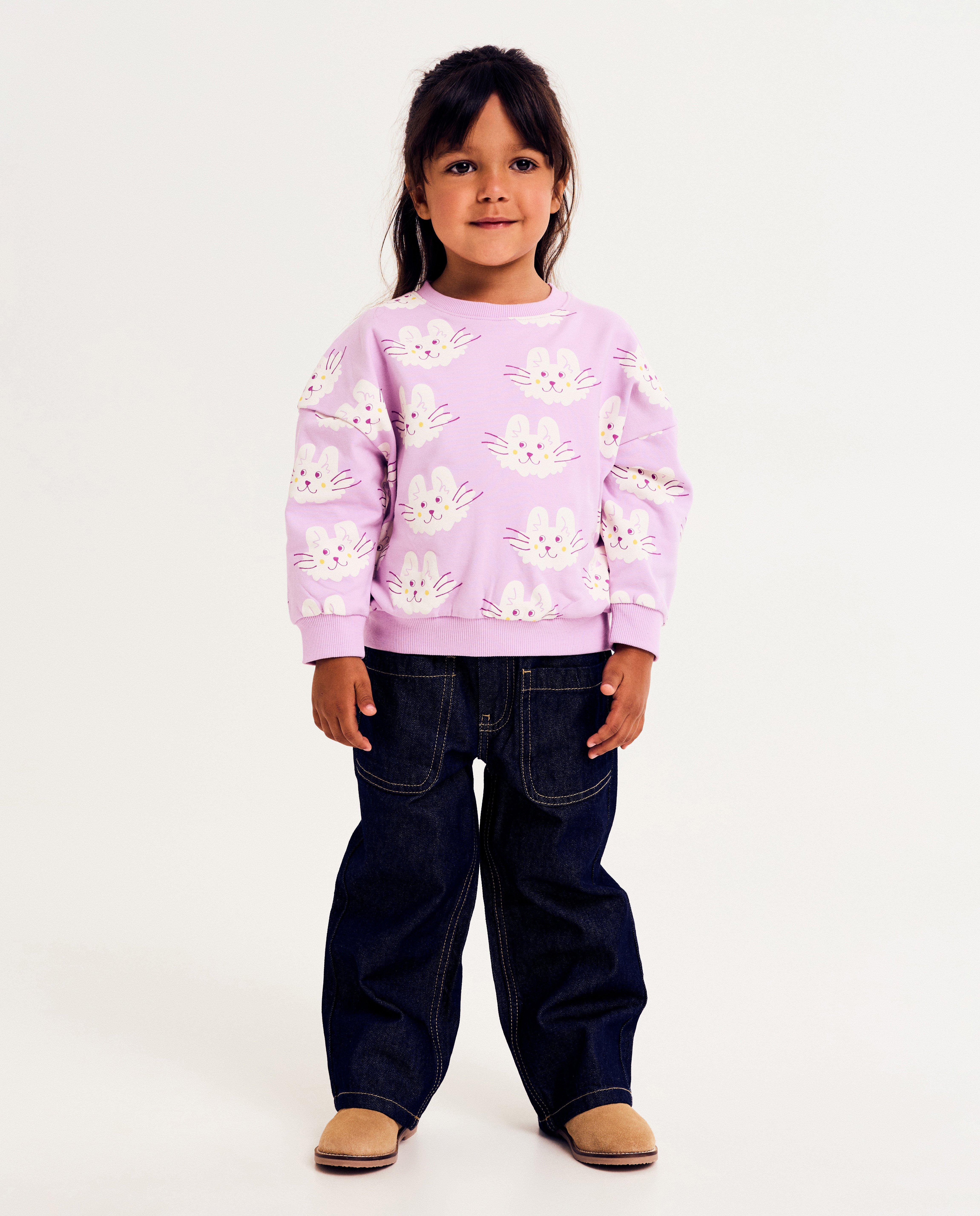 Jean bleu foncé, straight fit