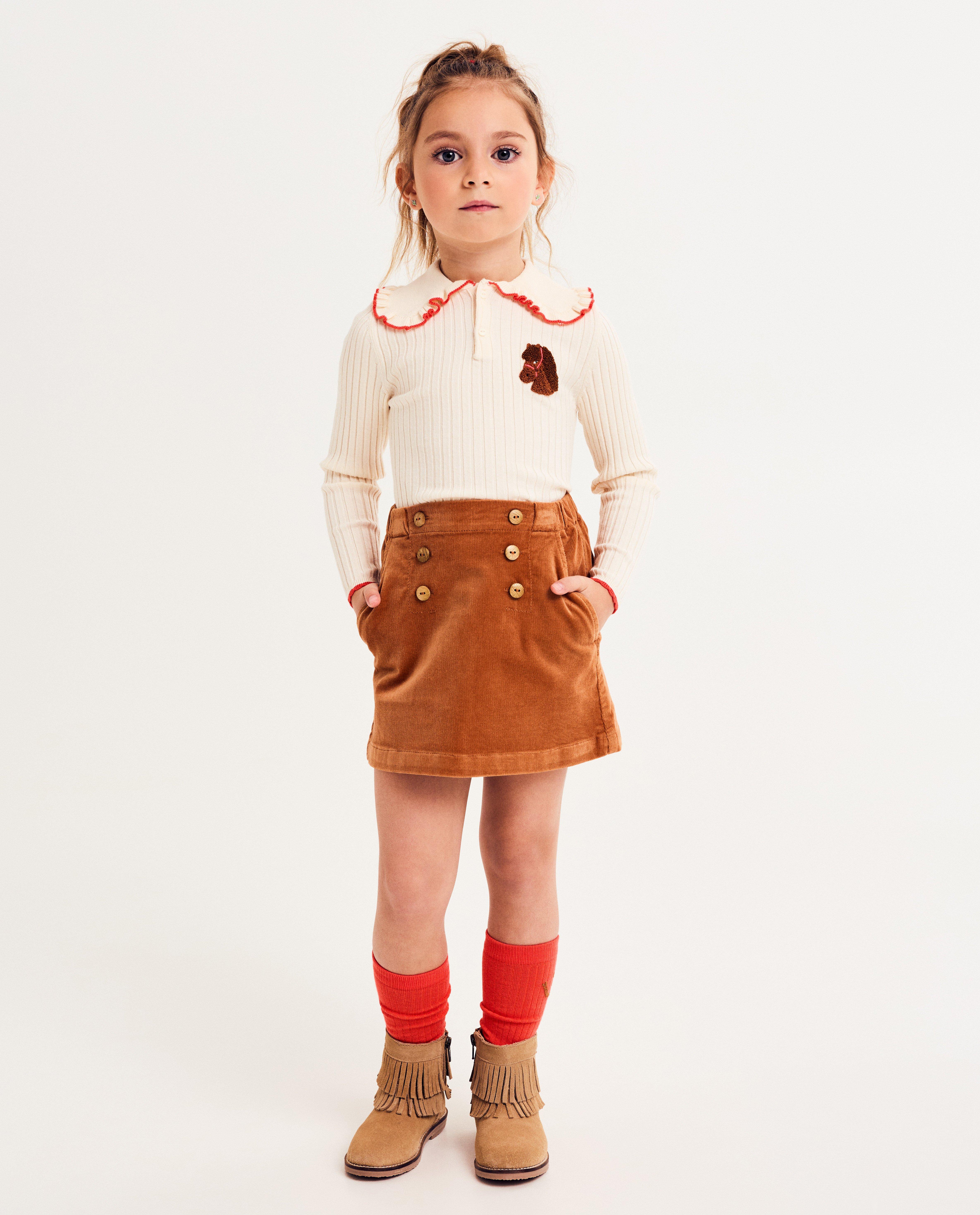 Truien - Longsleeve met claudinekraag