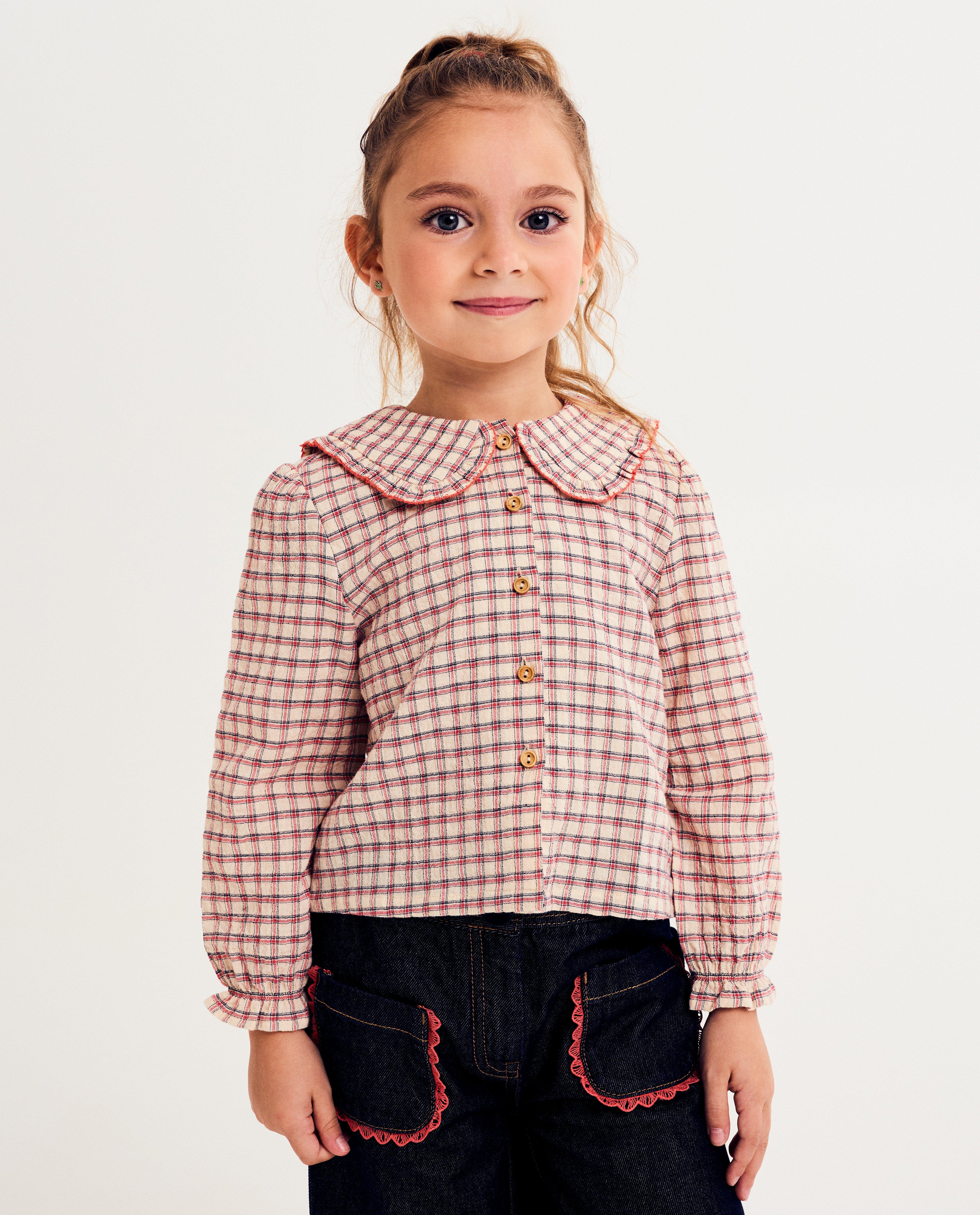 Blouse met structuur