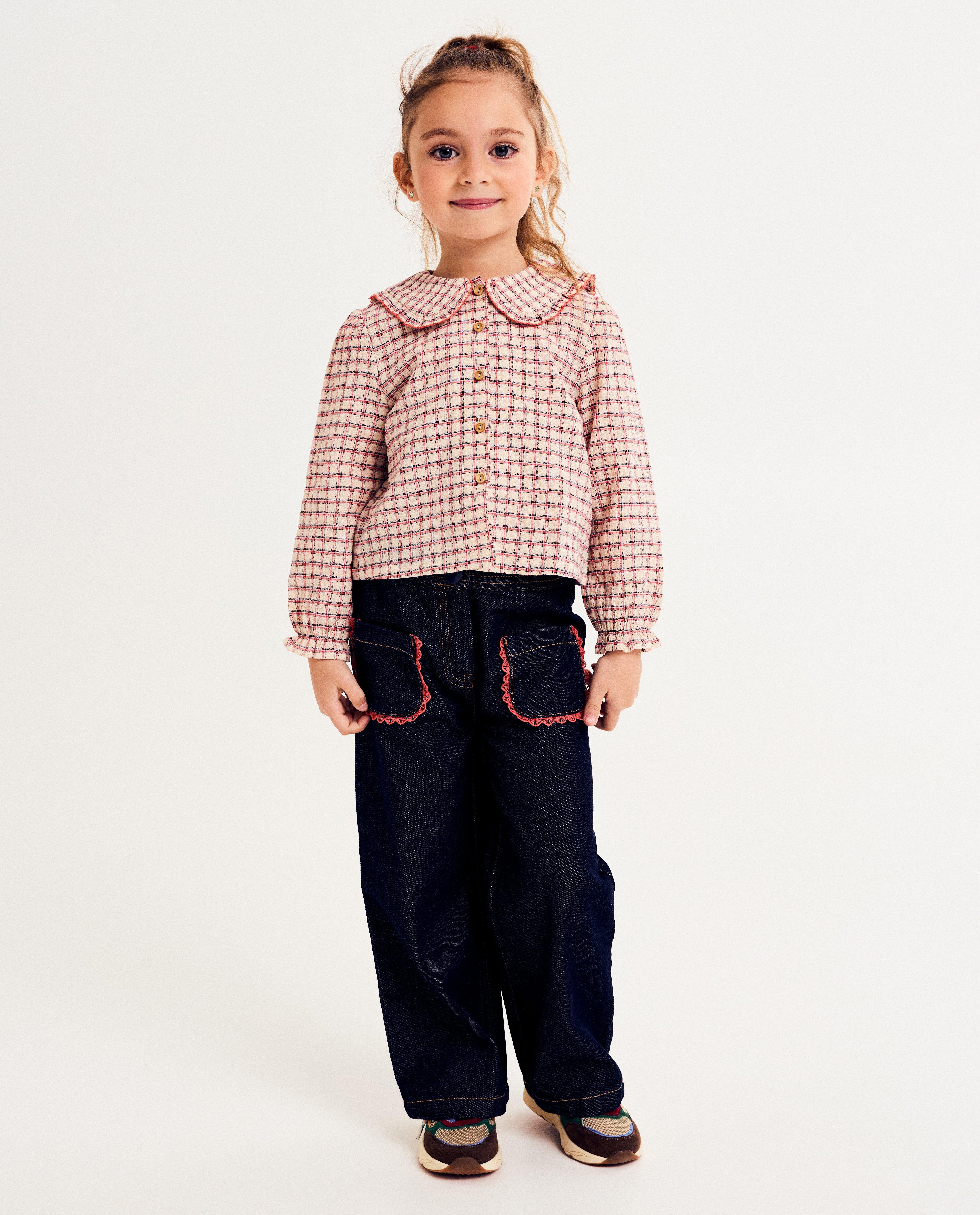 Jean bleu foncé, wide fit