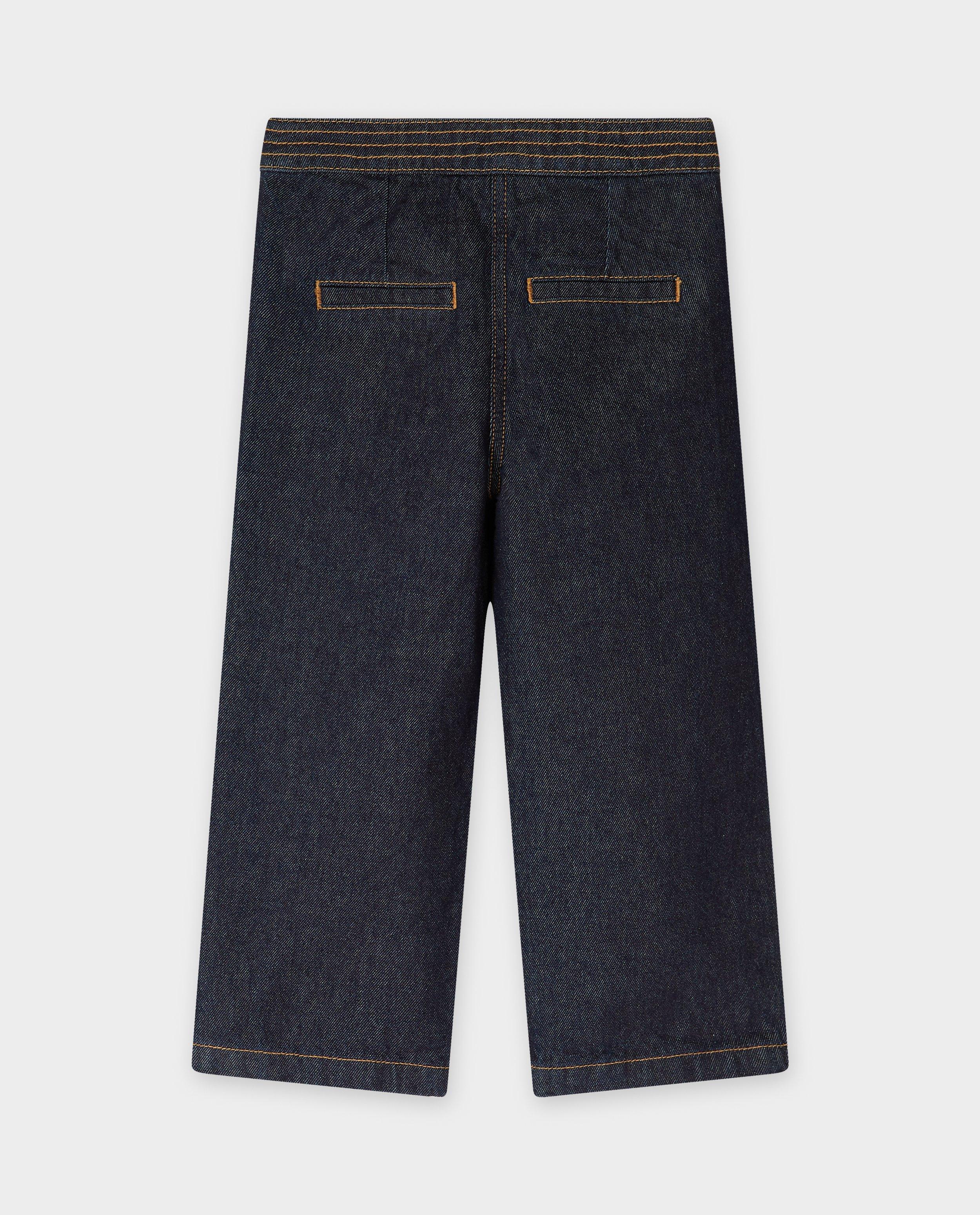 Jeans - Donkerblauwe jeans, wide fit