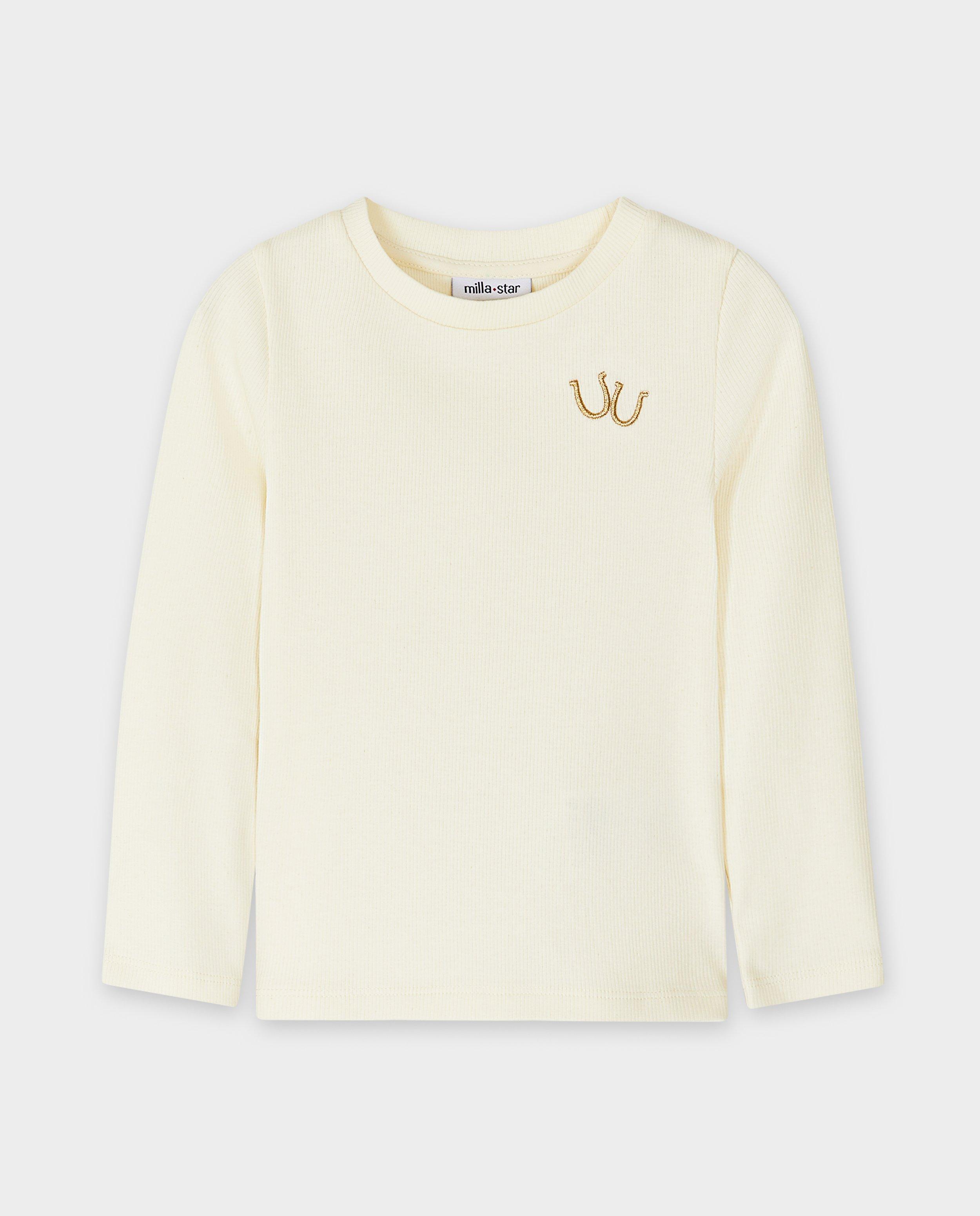 T-shirts - Manche longue avec fers à cheval brodés