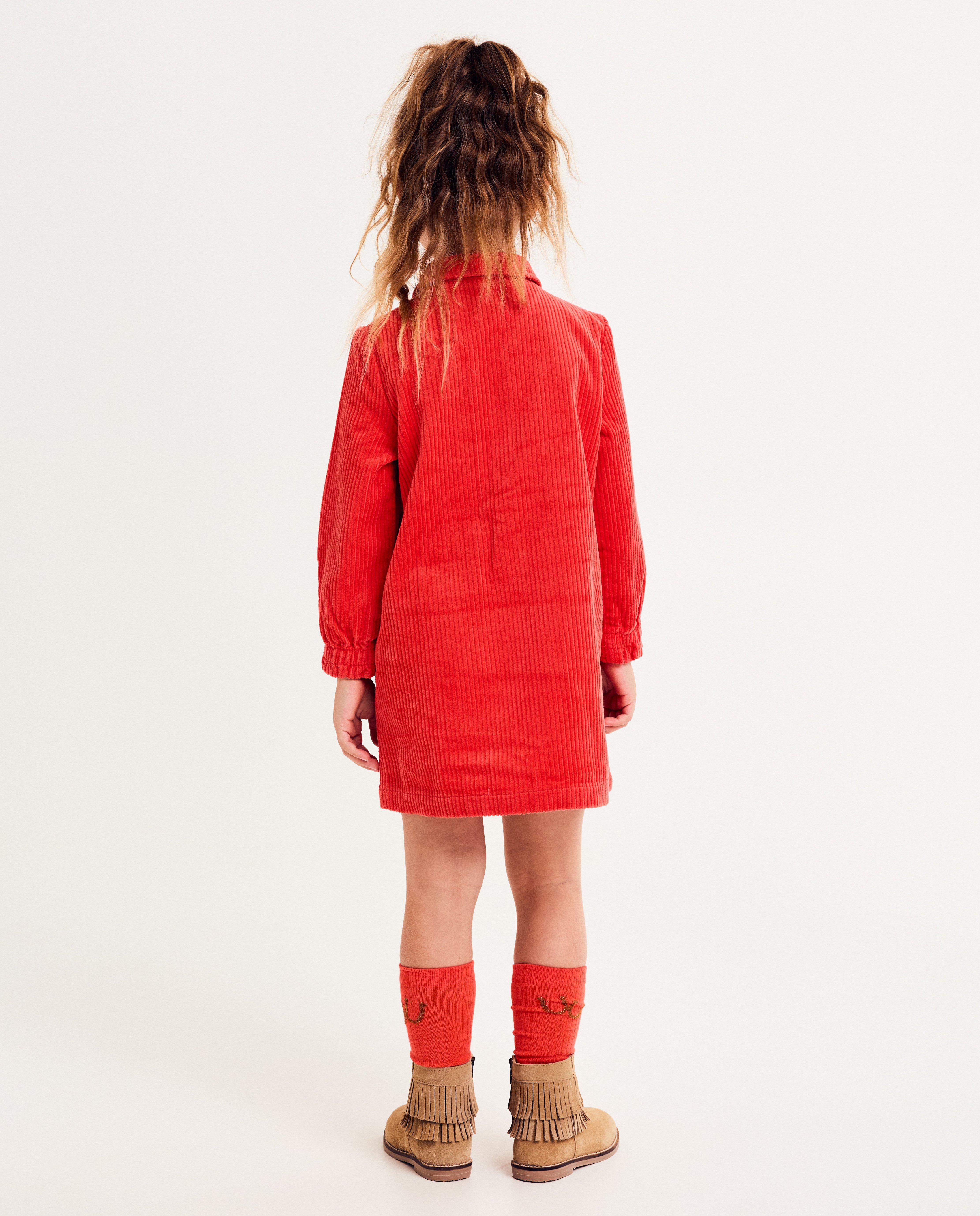 Robes - Robe en velours côtelé