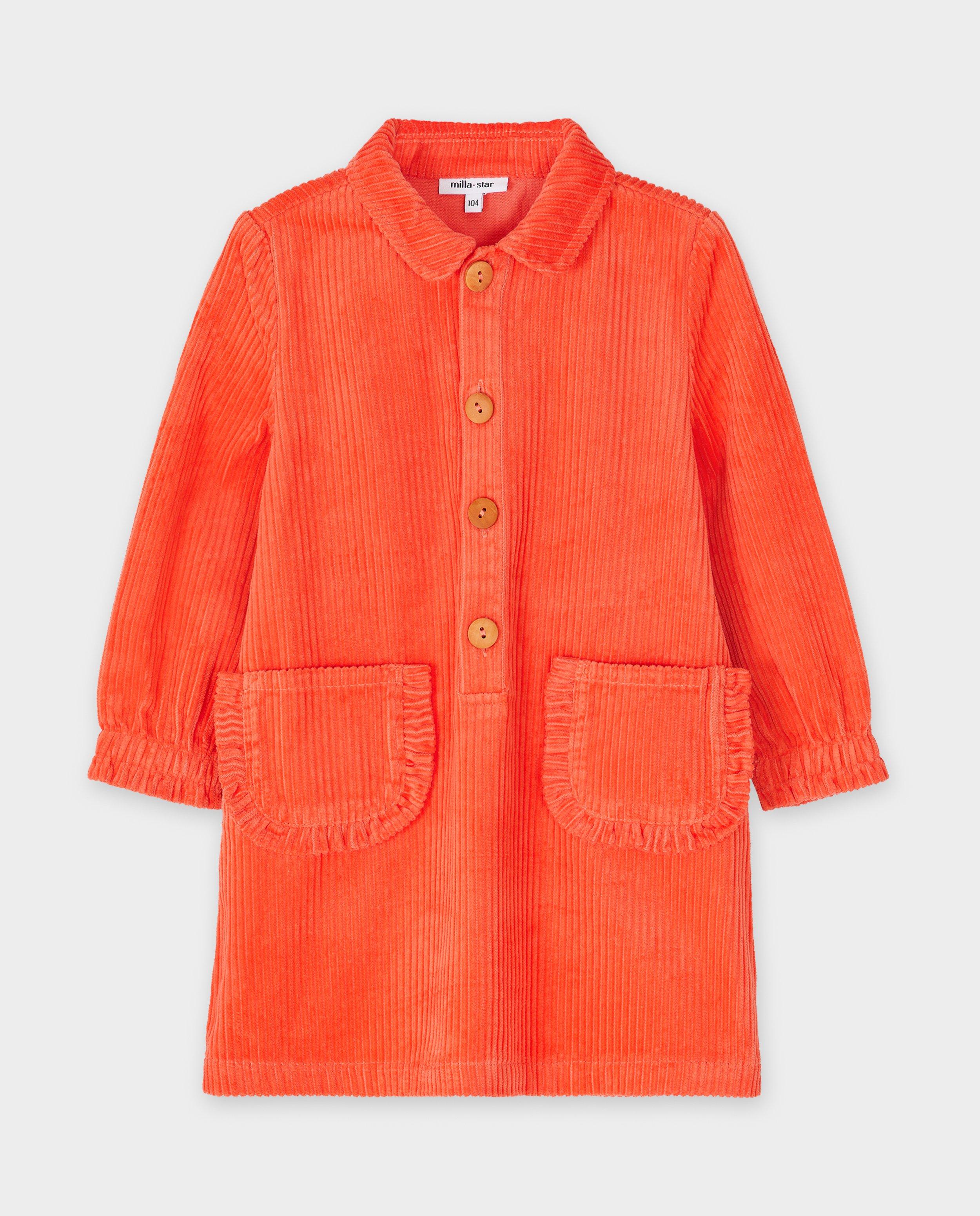 Robes - Robe en velours côtelé