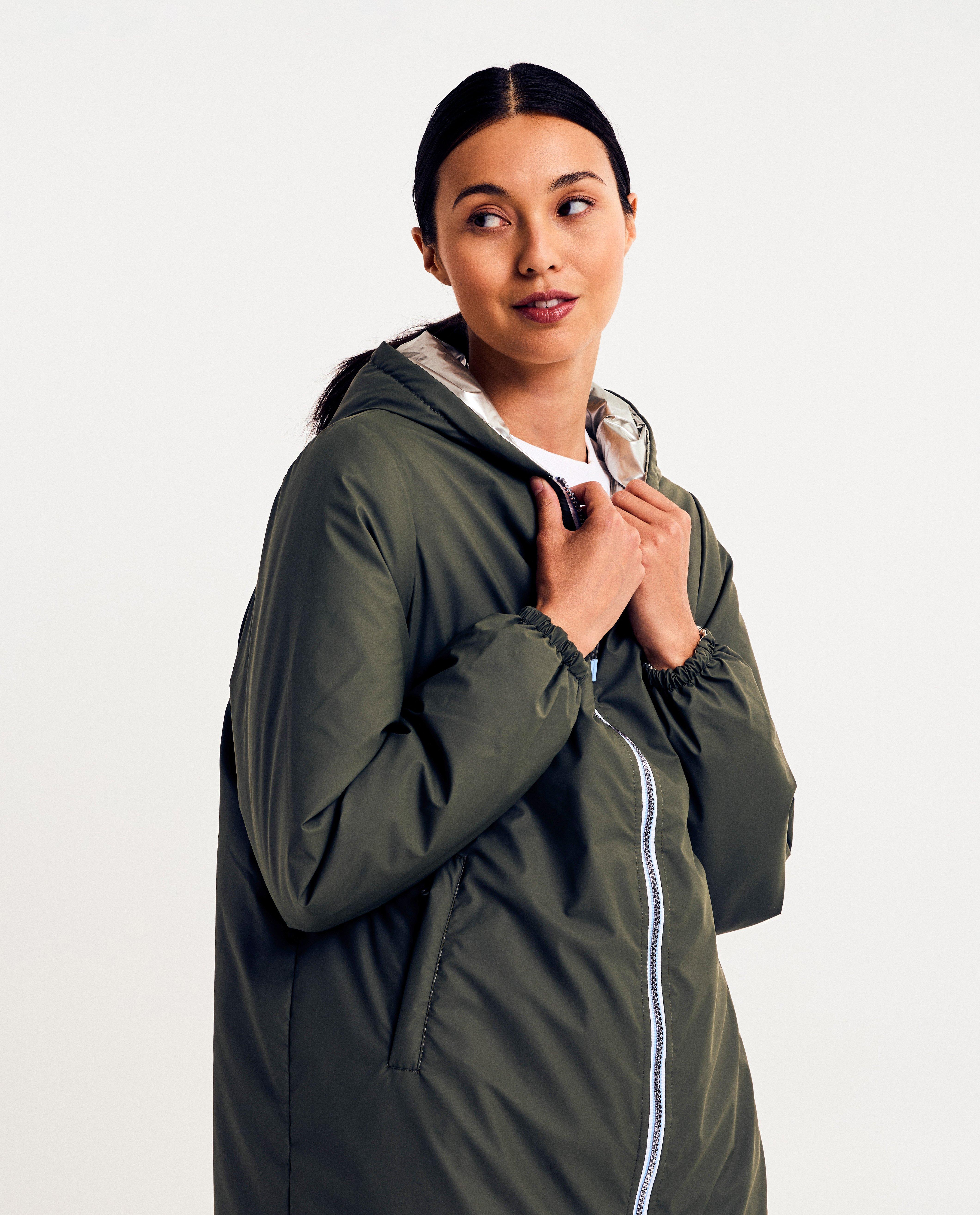 Omkeerbare jas van gerecycleerd polyester, XS-XXL - Product Detail - khaki - afbeelding nummer 3