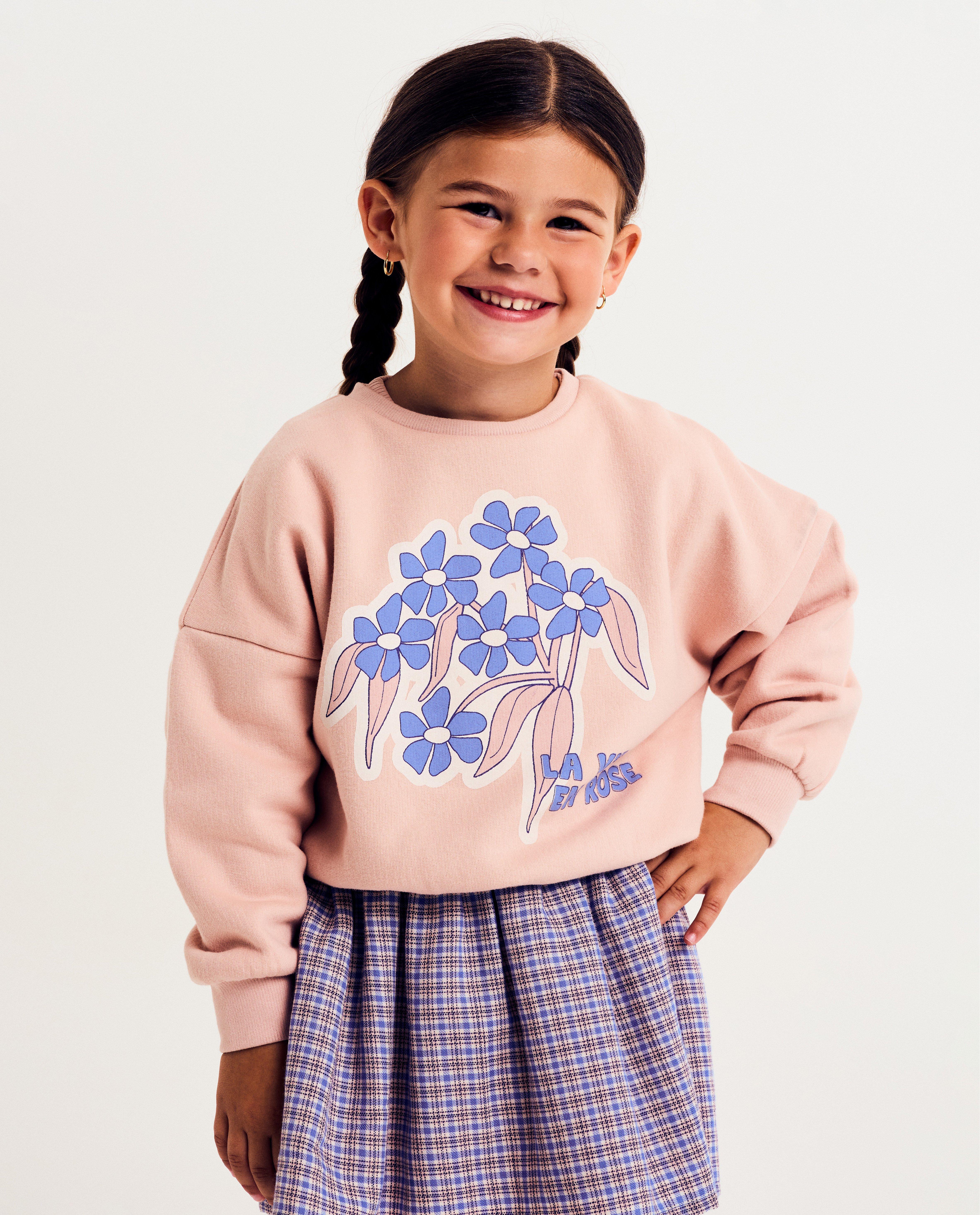 Sweat-shirt avec imprimé floral