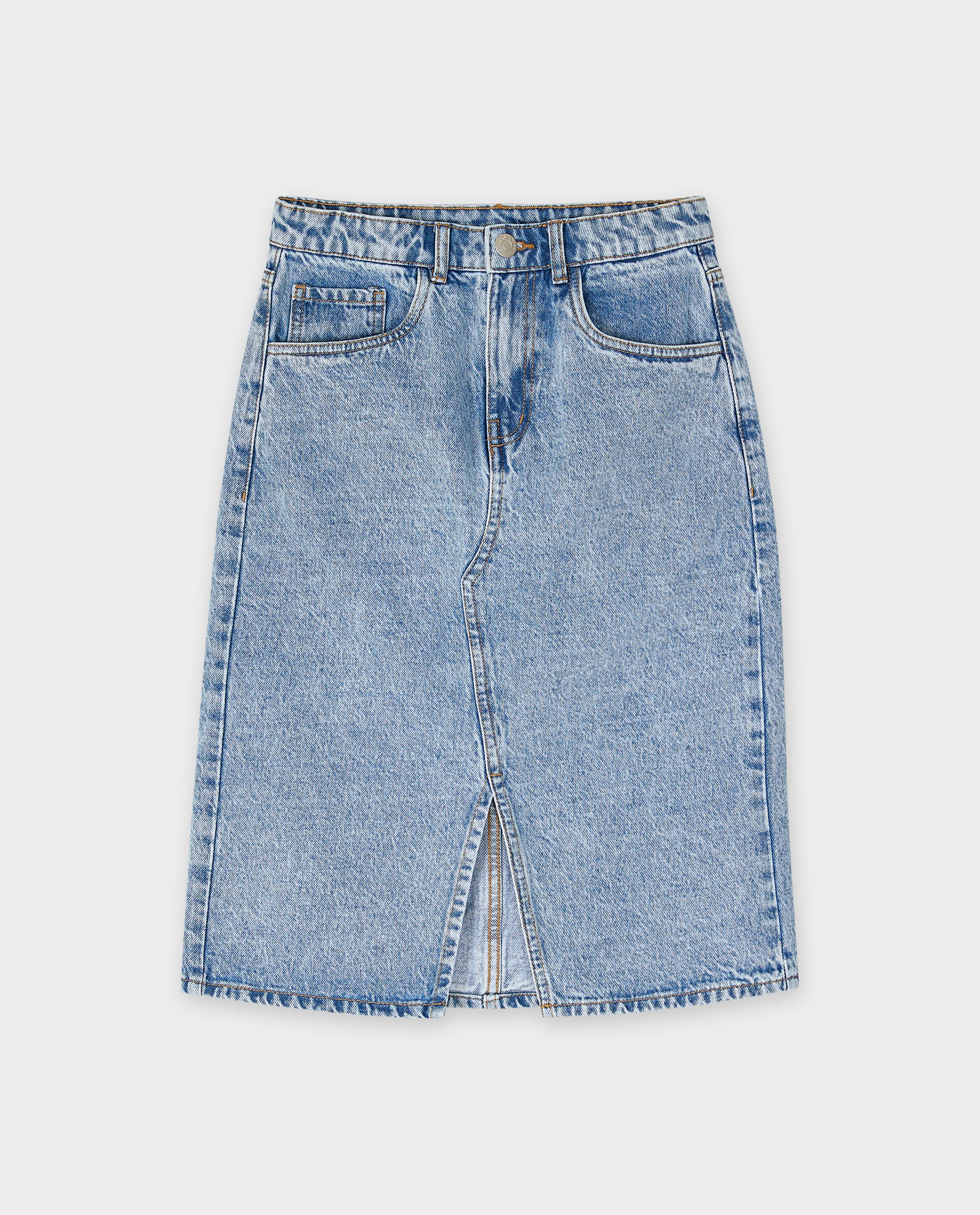Rokken - Lichtblauwe jeansrok