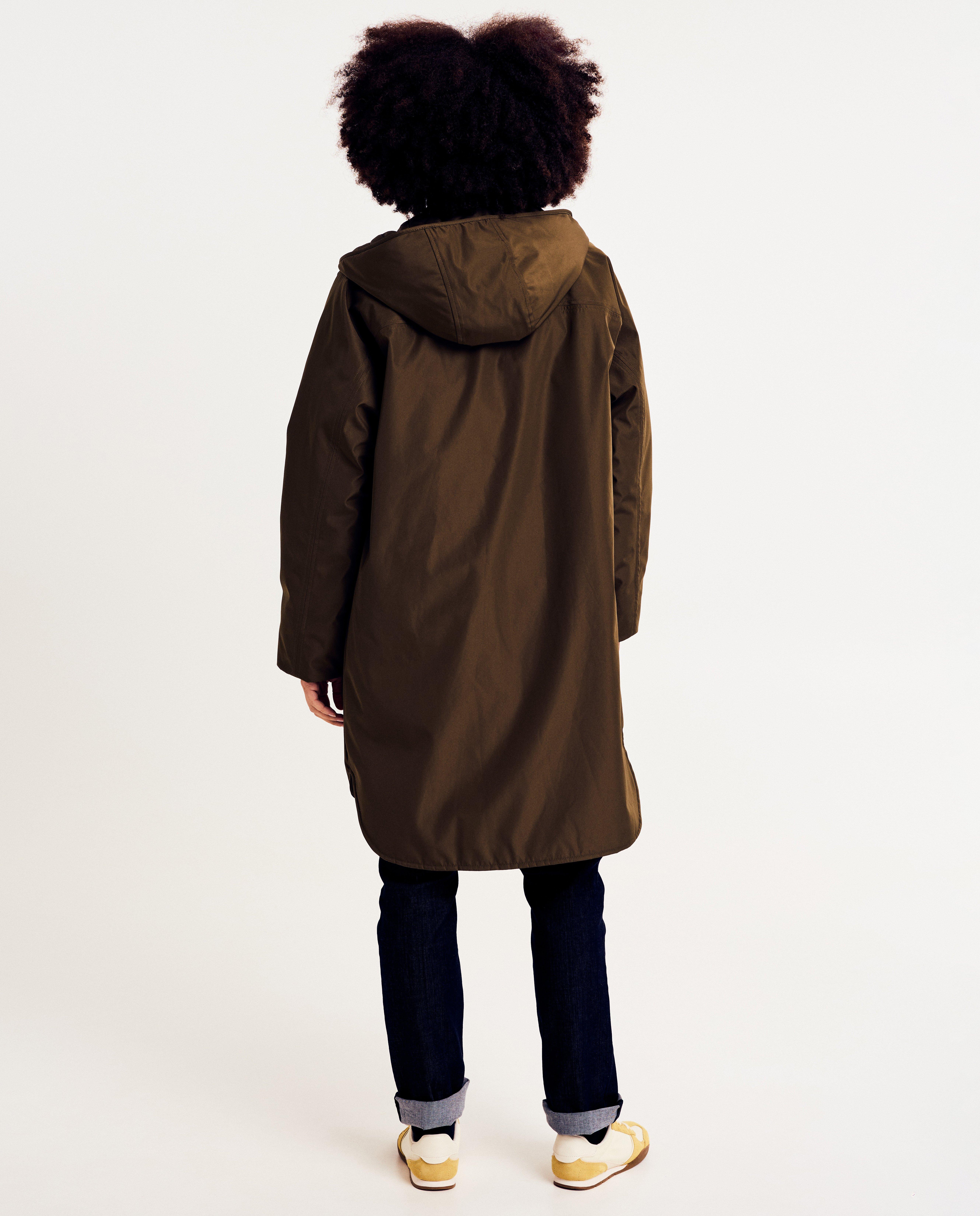 Lange jas van gerecycleerd polyester - Product Detail - khaki - afbeelding nummer 2