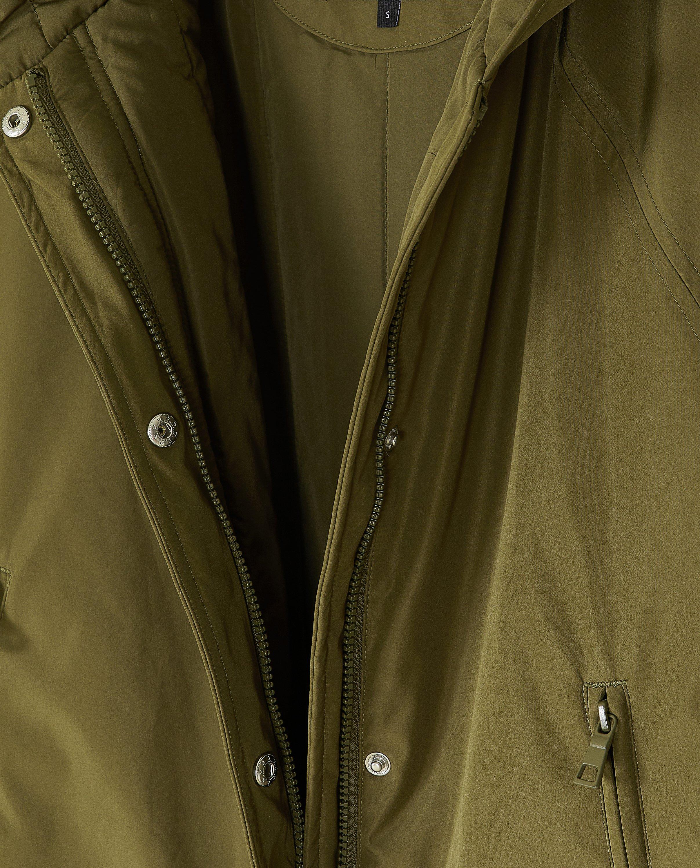 Lange jas van gerecycleerd polyester - Product Detail - khaki - afbeelding nummer 6