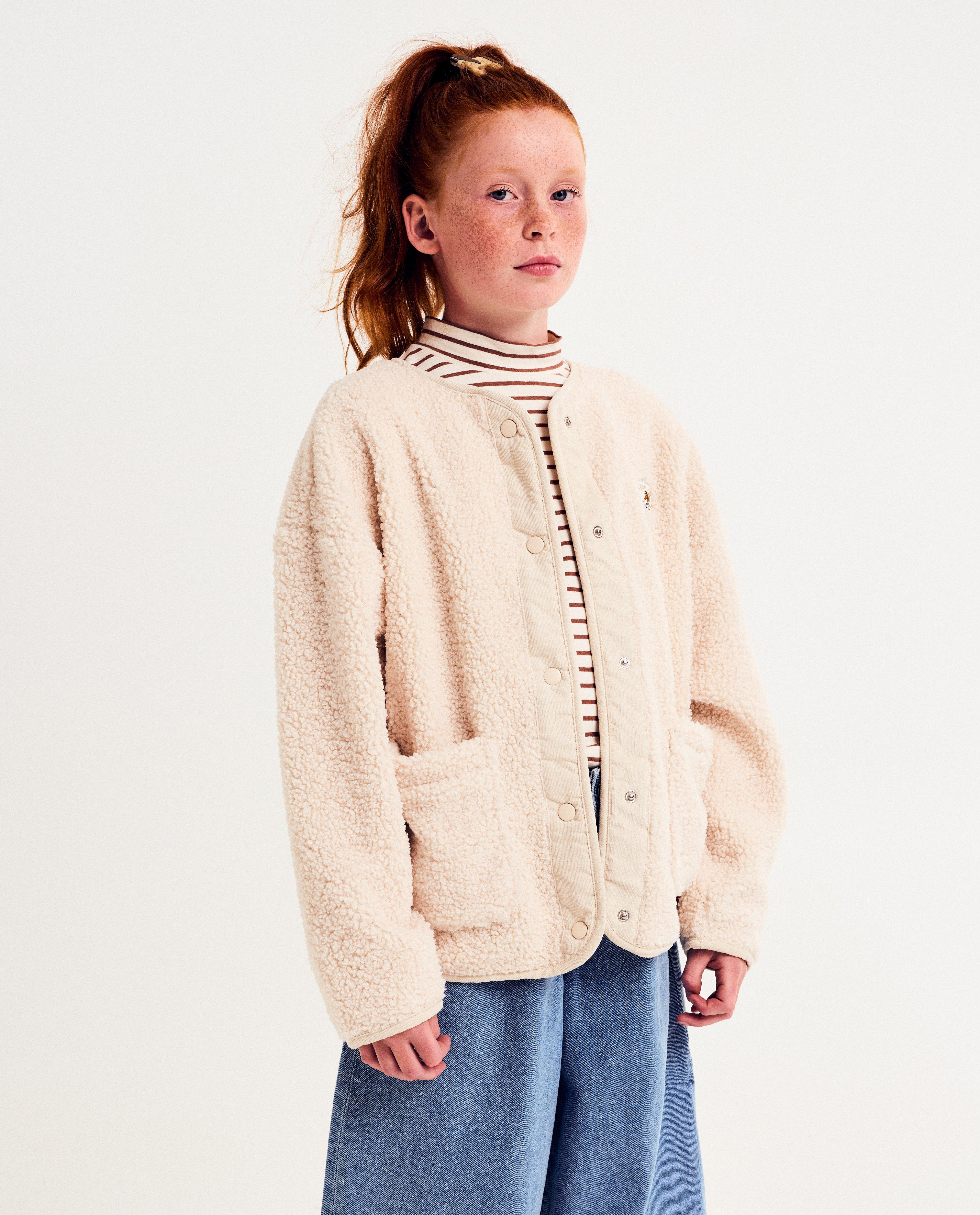 Cardigans - Cardigan teddy avec impression dans le dos