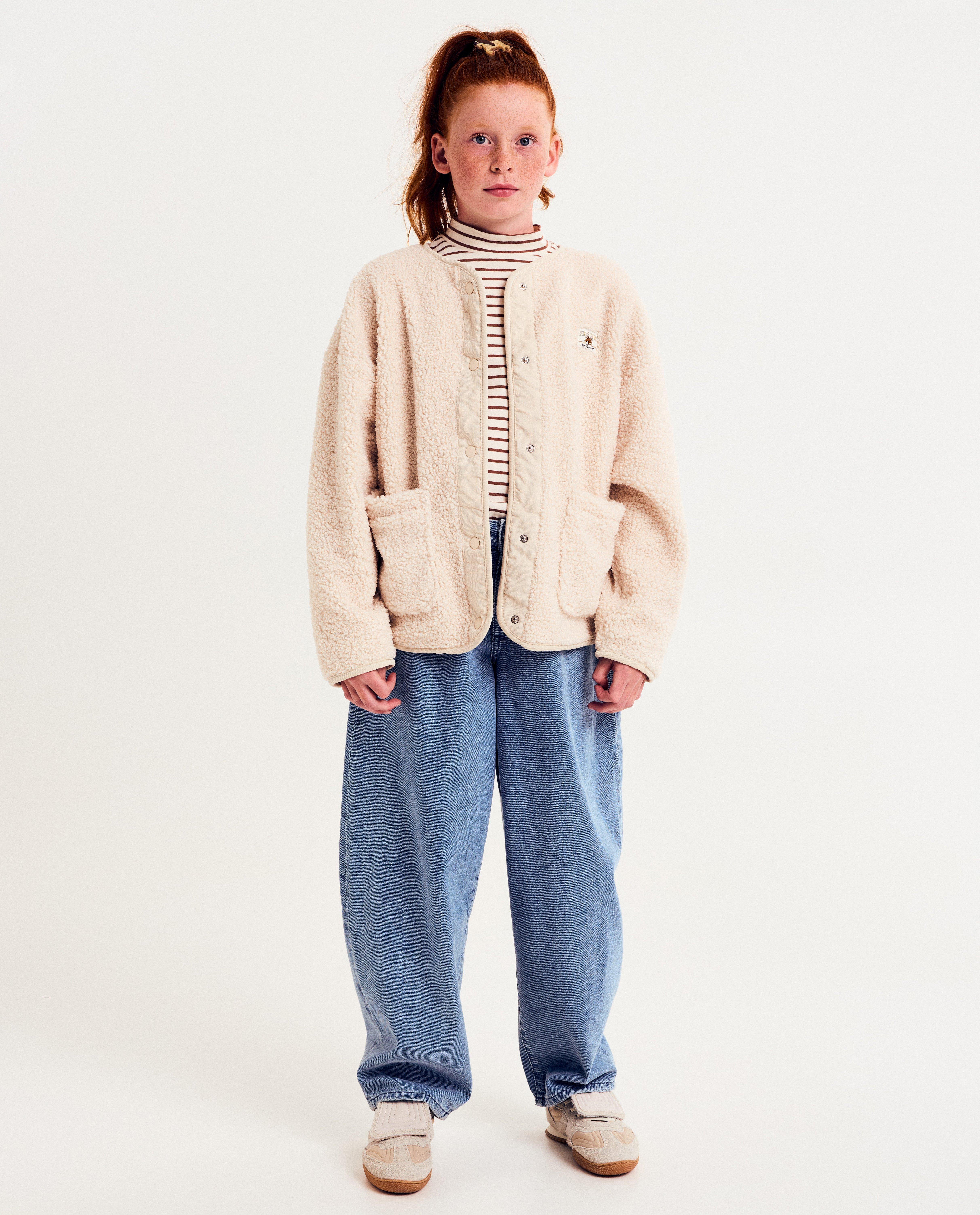 Cardigans - Cardigan teddy avec impression dans le dos
