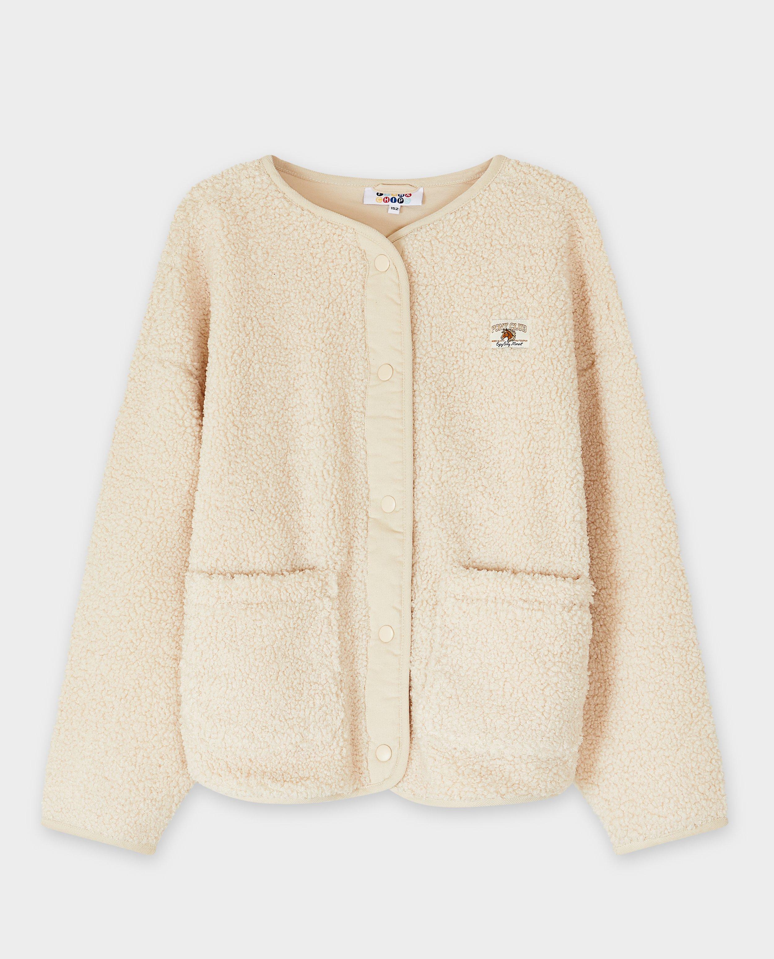 Cardigans - Cardigan teddy avec impression dans le dos