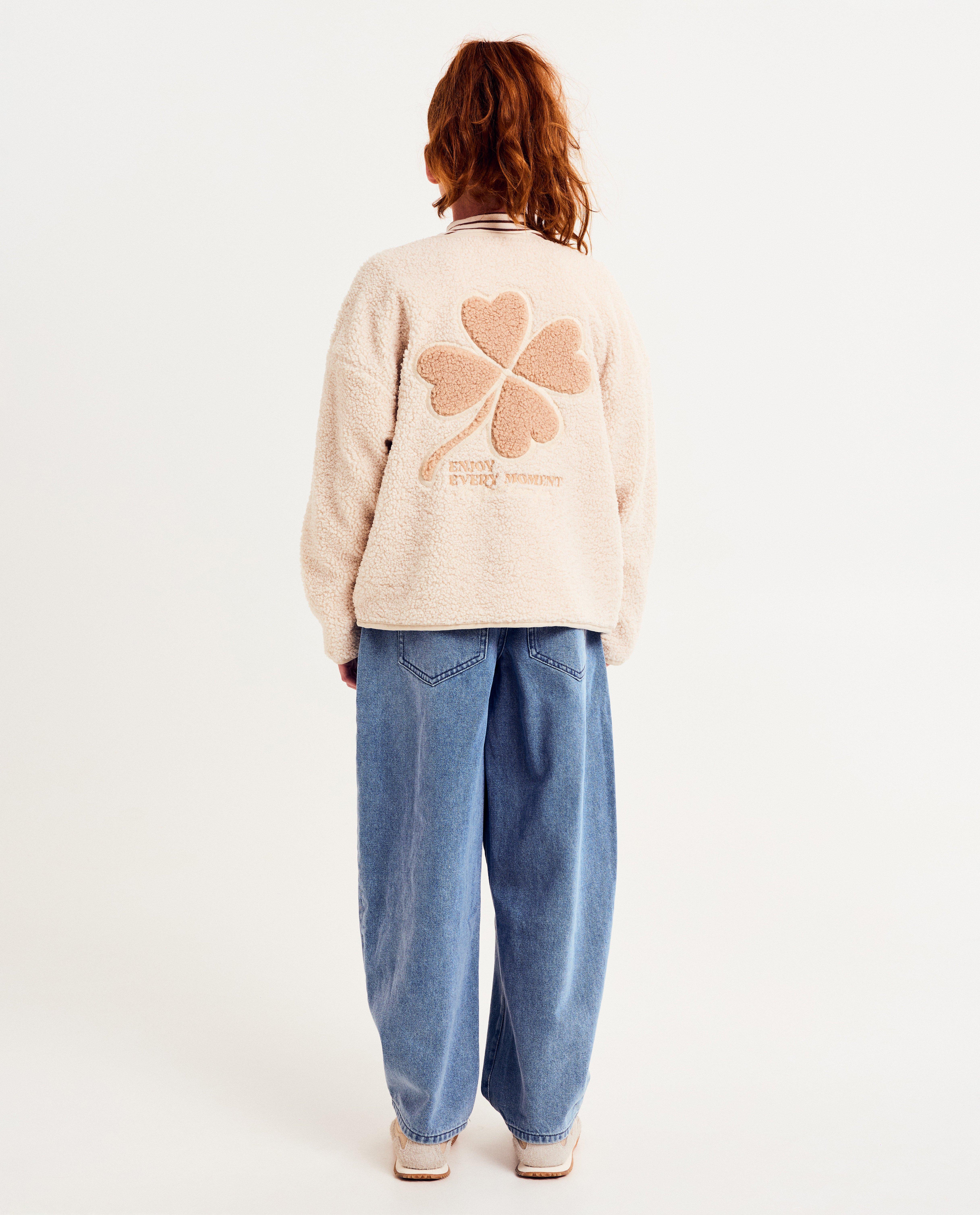 Cardigans - Cardigan teddy avec impression dans le dos