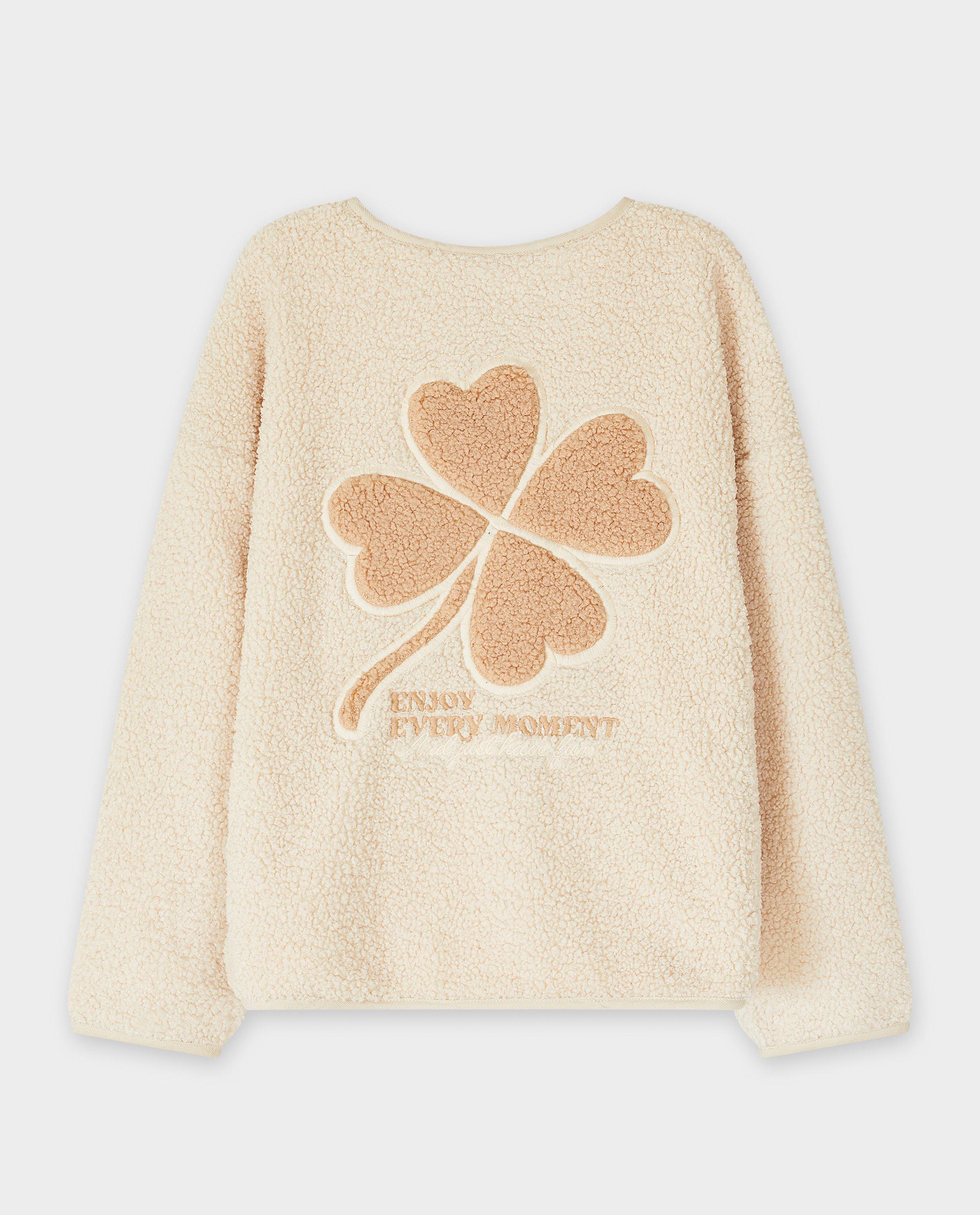 Cardigans - Cardigan teddy avec impression dans le dos