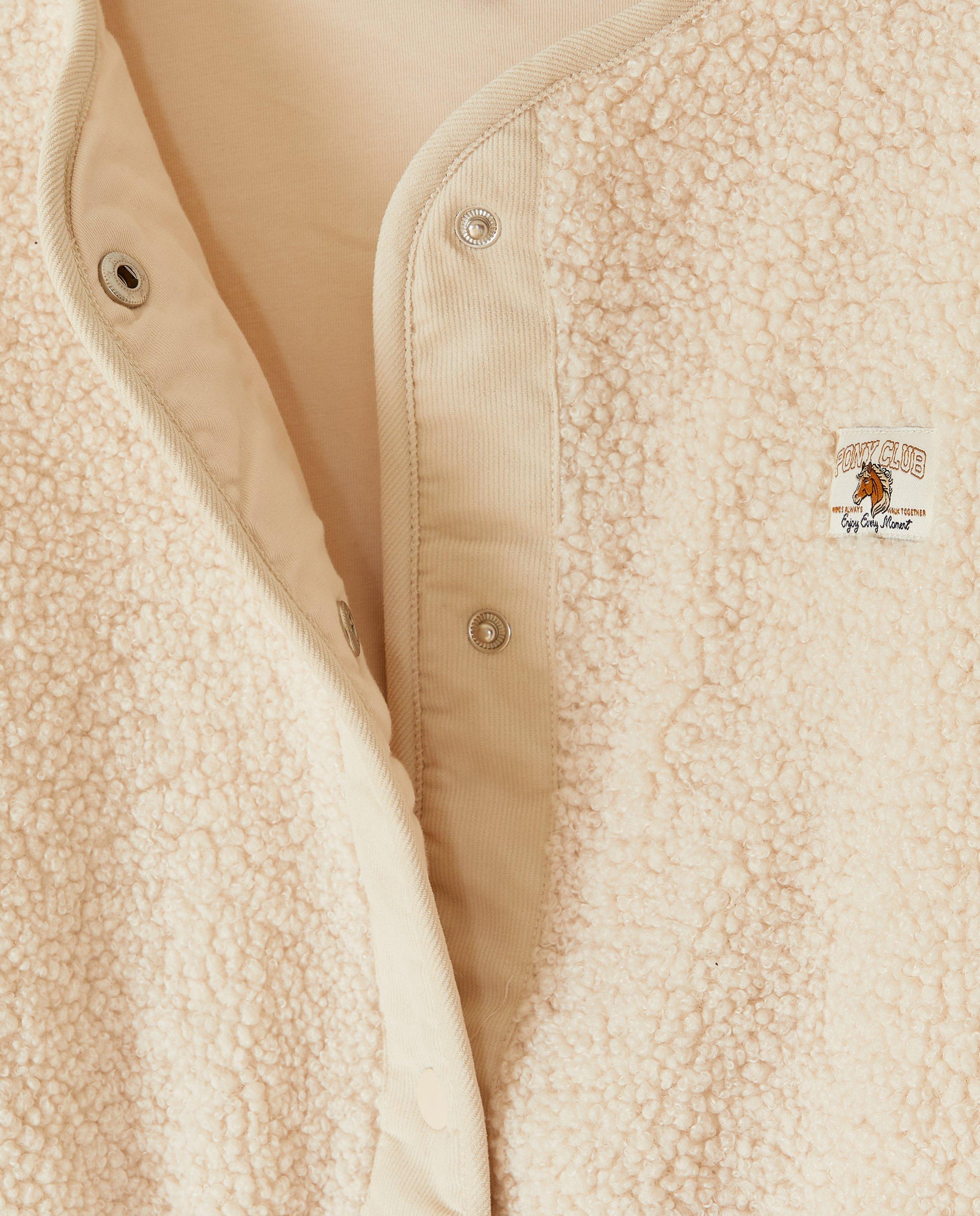 Cardigans - Cardigan teddy avec impression dans le dos