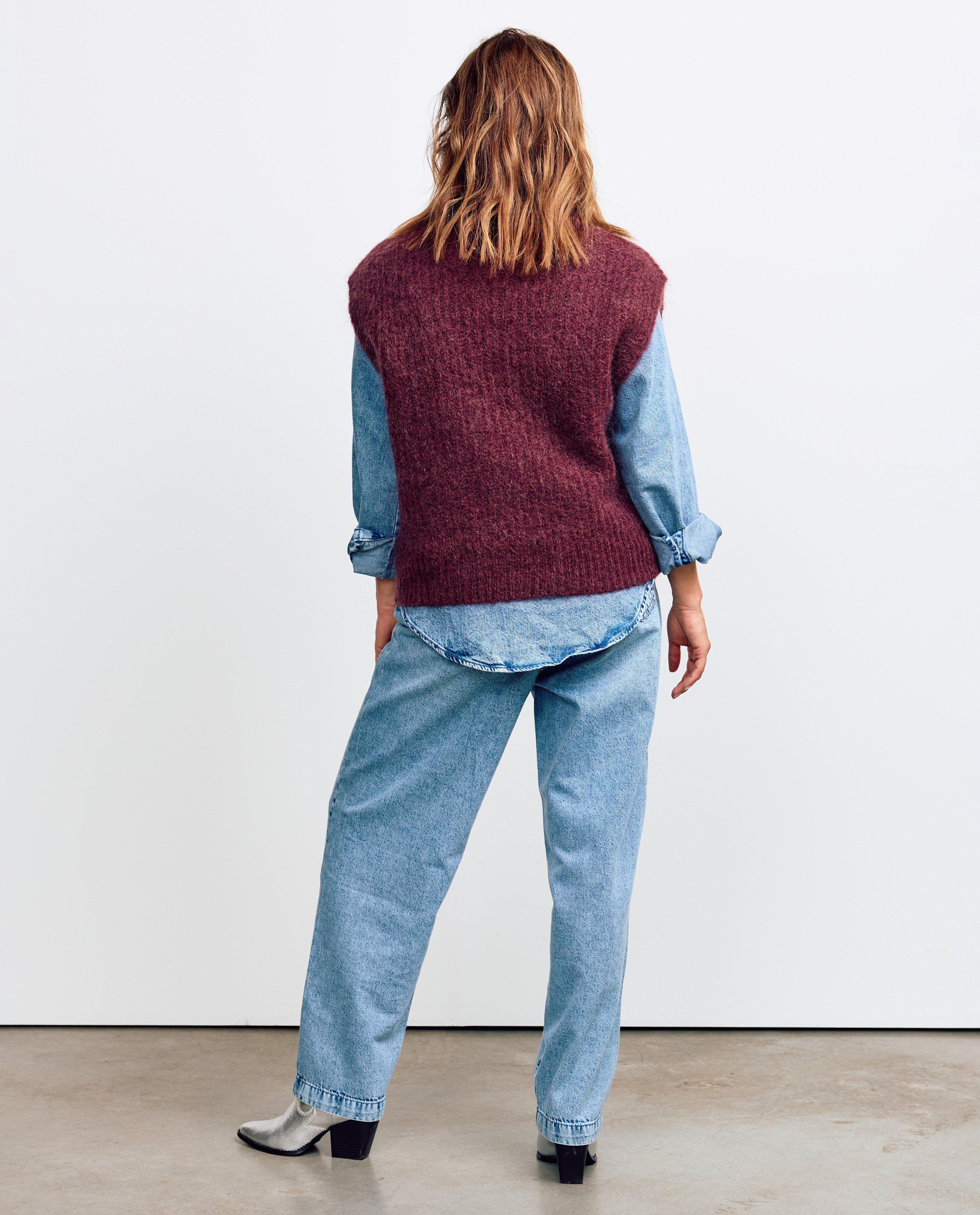 Jeans bleu, balloon fit - D&eacute;tails du produit - bleu - image num&eacute;ro 3