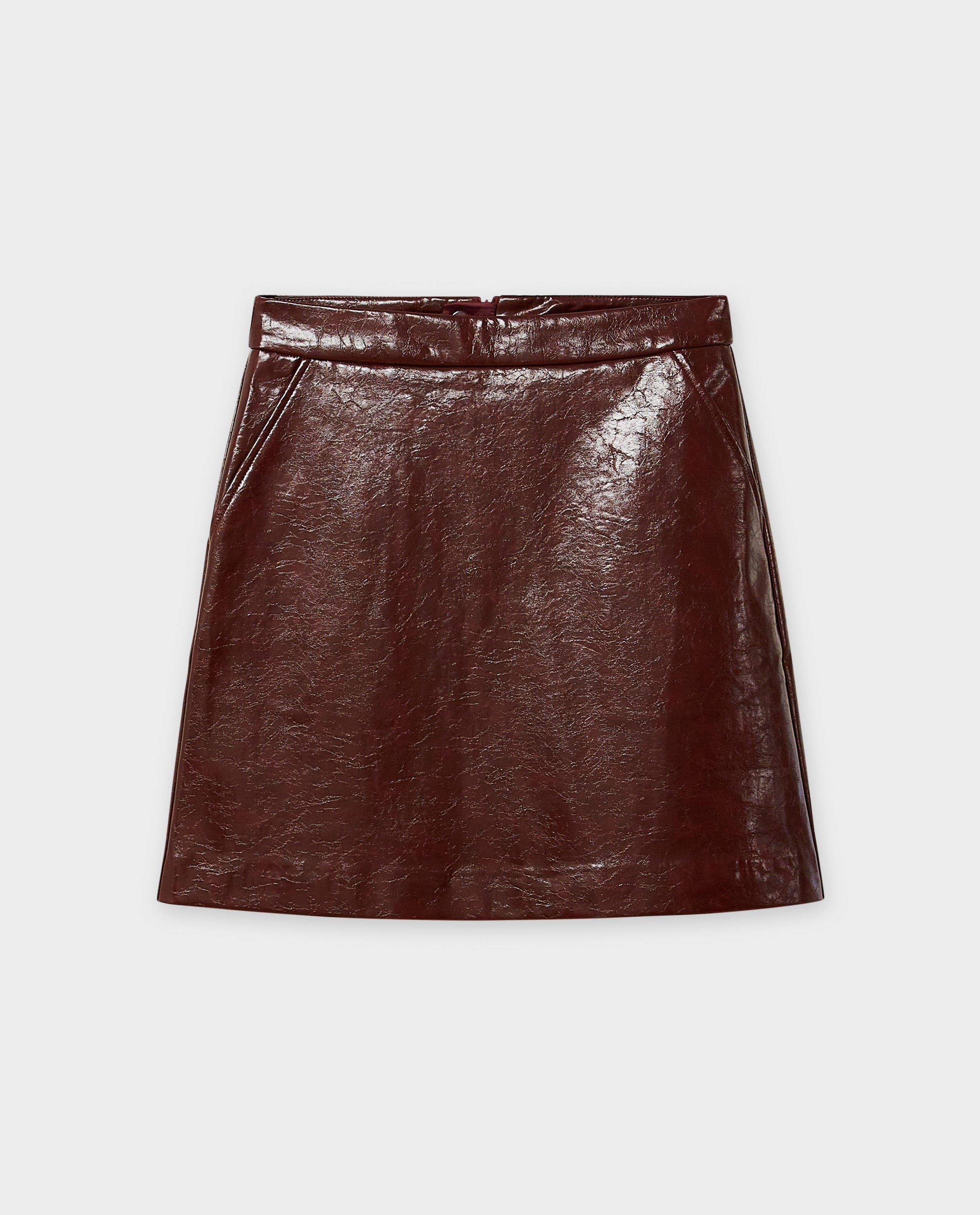 Jupes - Jupe en faux cuir