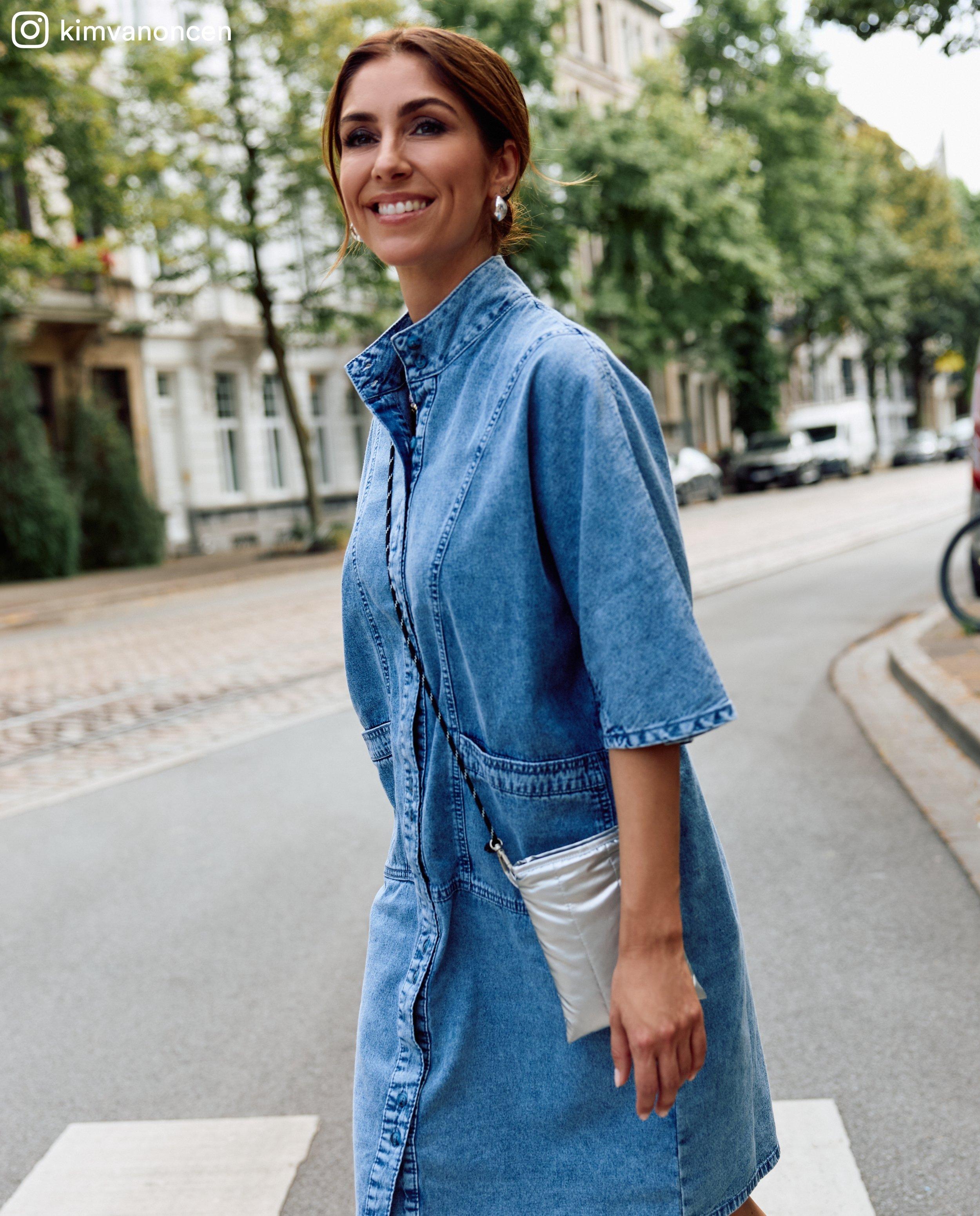 Blauwe jeansjurk