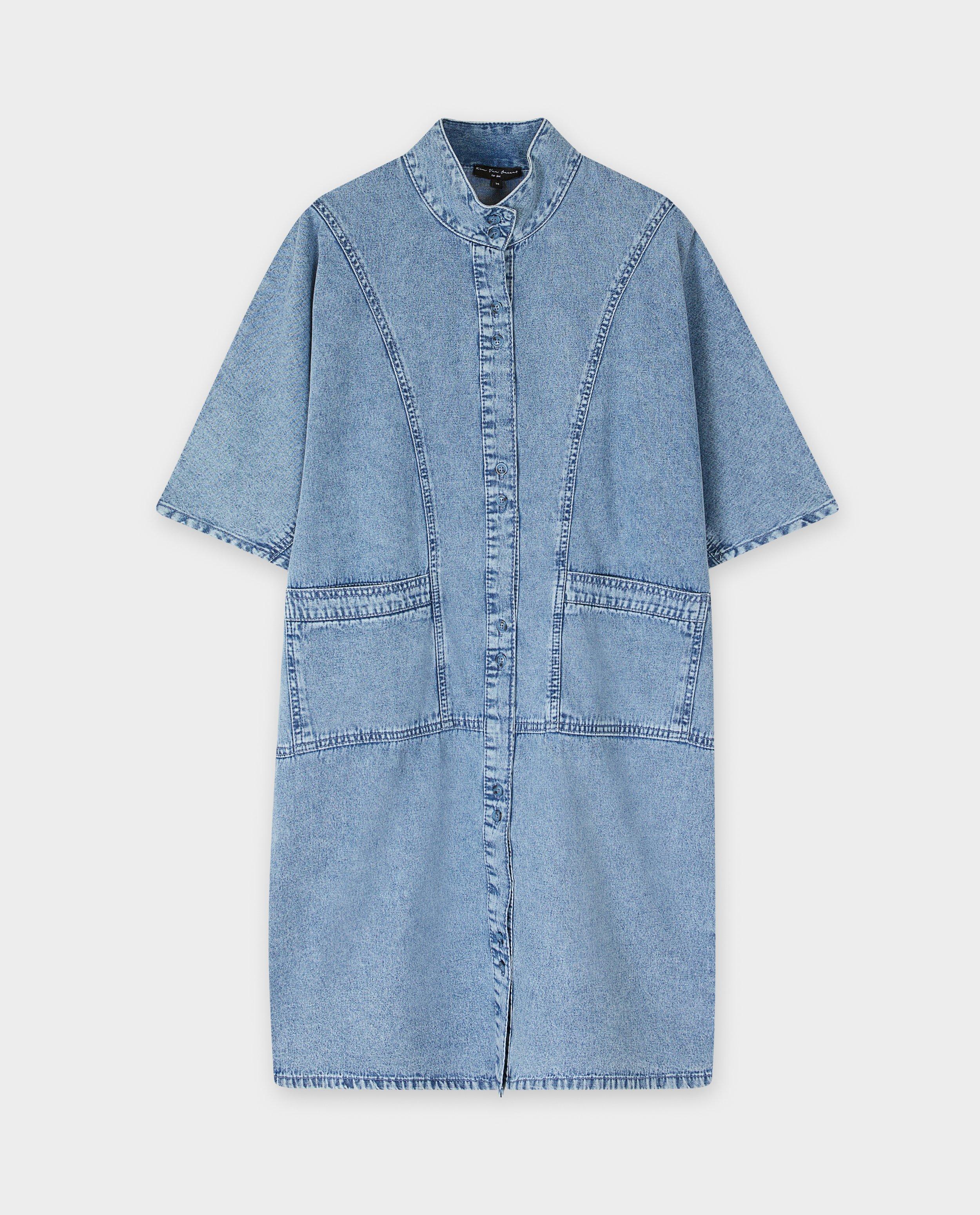 Kleedjes - Blauwe jeansjurk