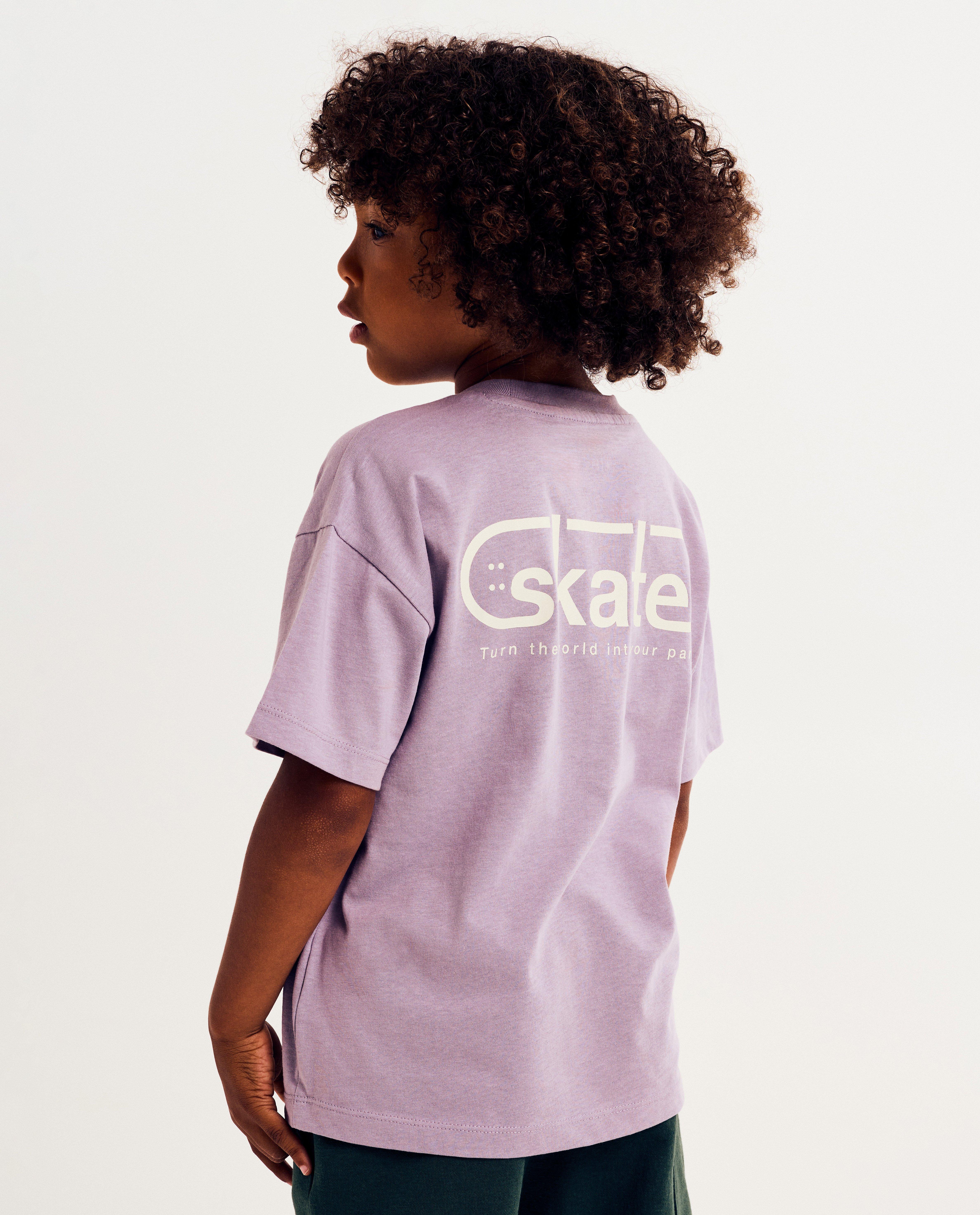 T-shirt met backprint, loose fit - null - Besties