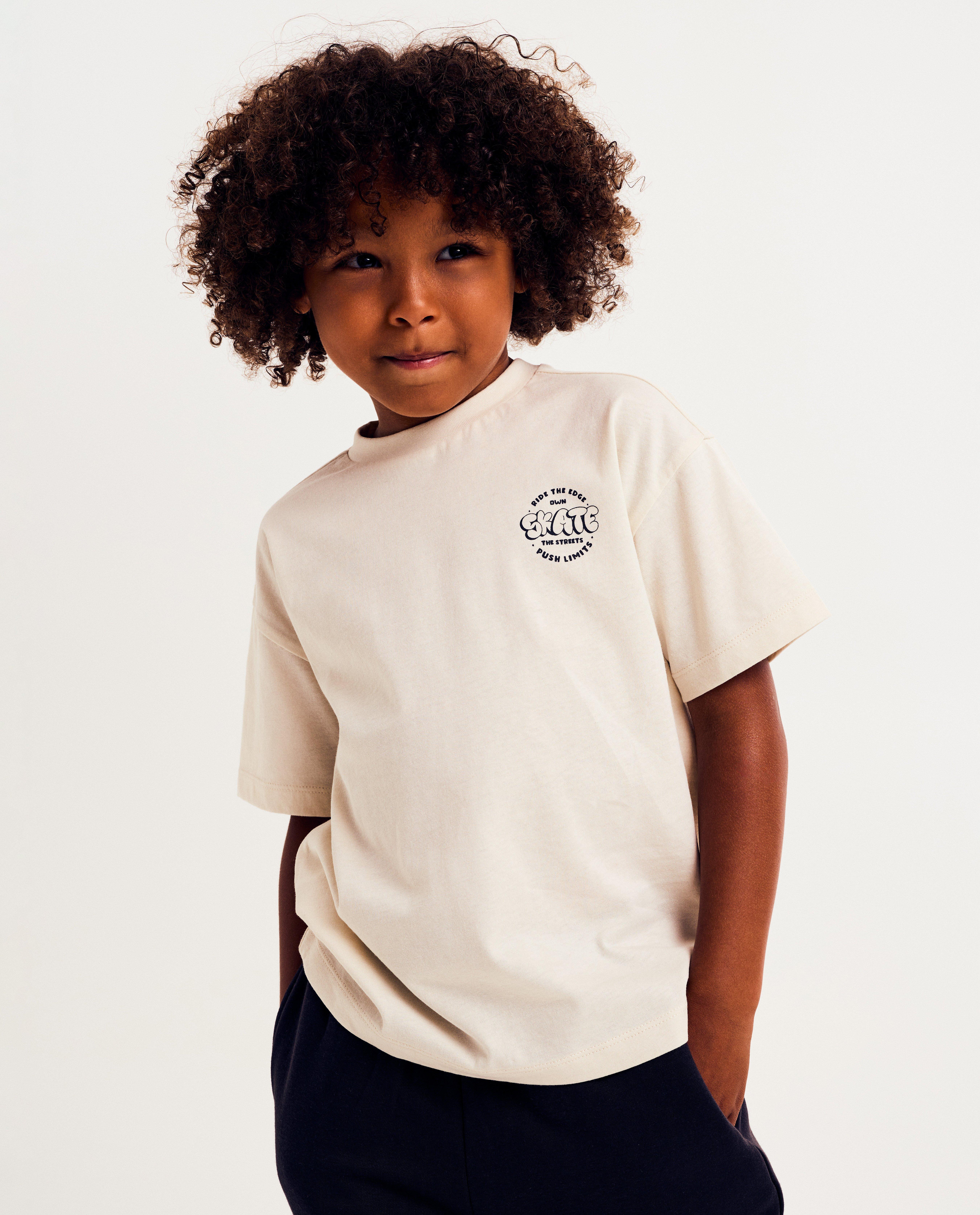 T-shirts - T-shirt met backprint, loose fit