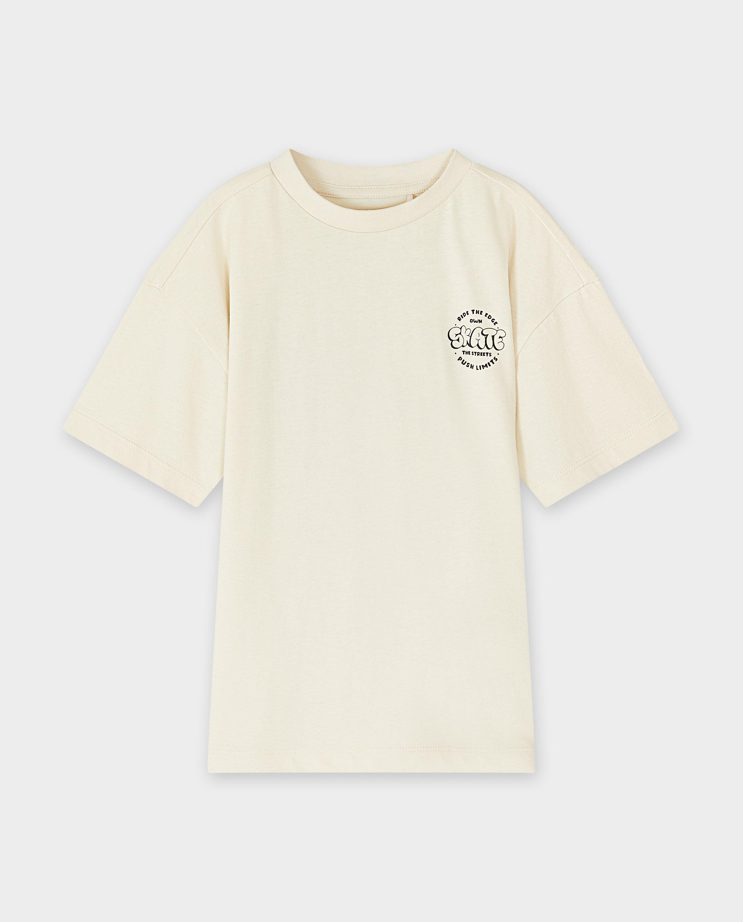 T-shirts - T-shirt met backprint, loose fit