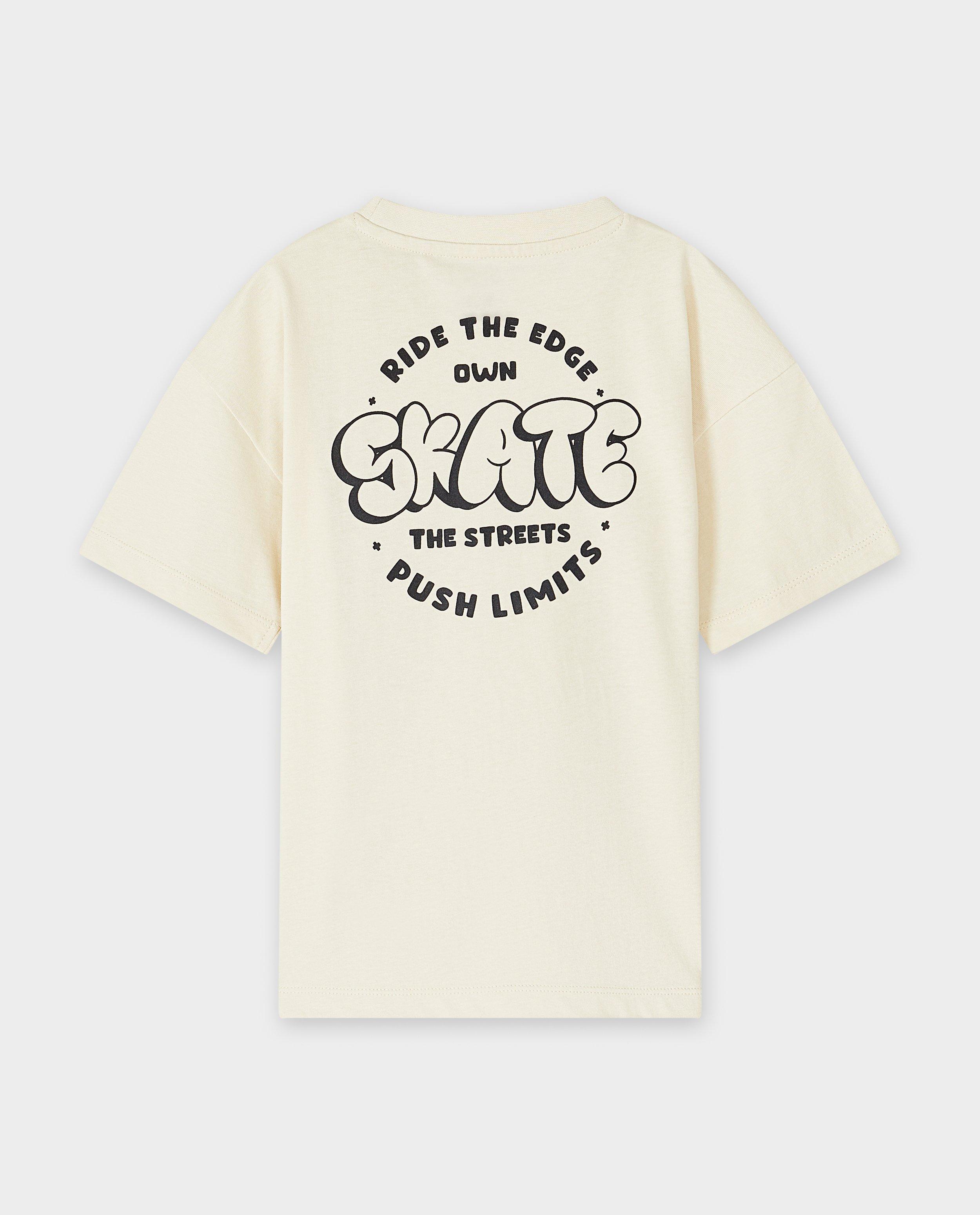 T-shirts - T-shirt met backprint, loose fit