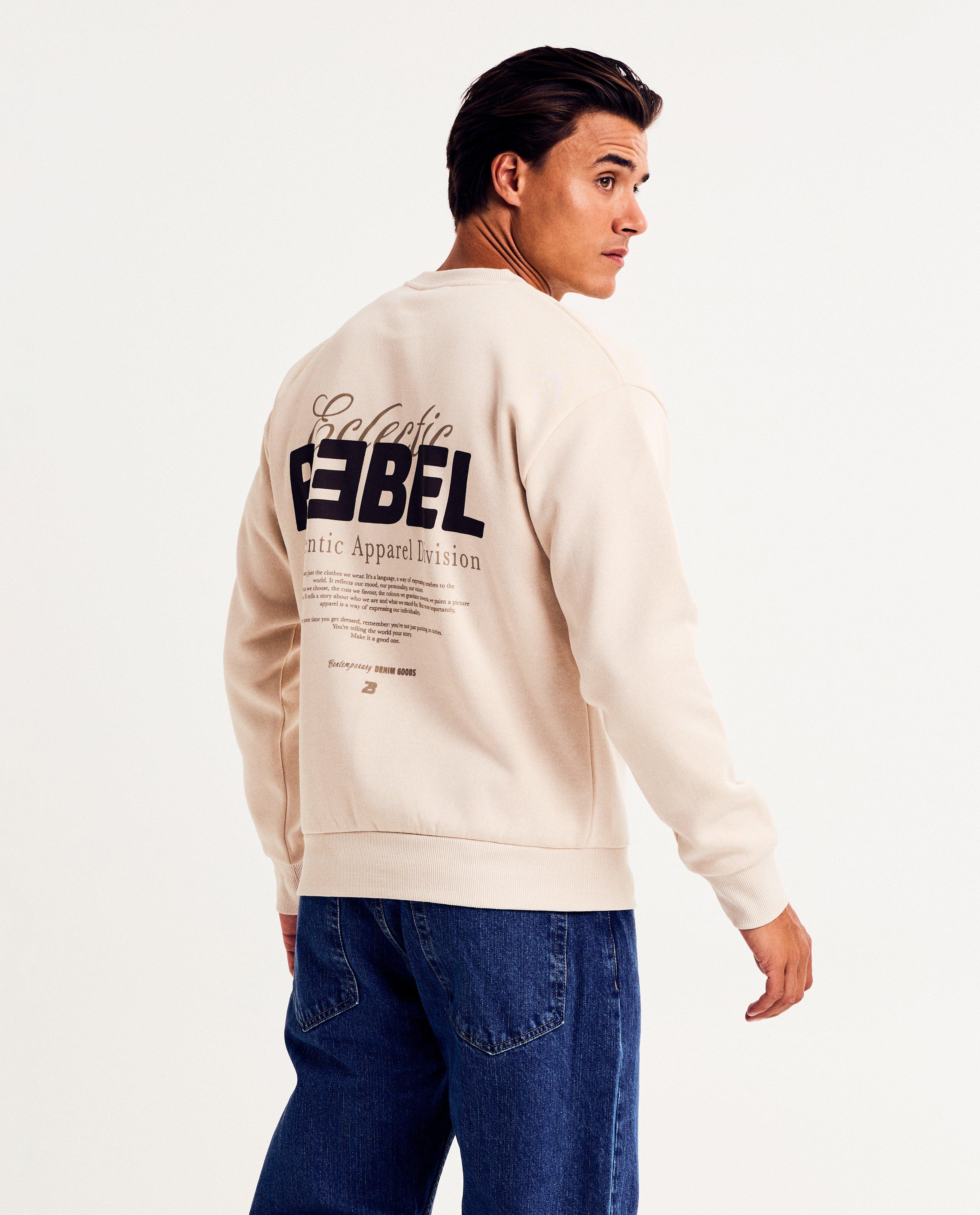 Sweater met backprint - Product Detail - wit - afbeelding nummer 1