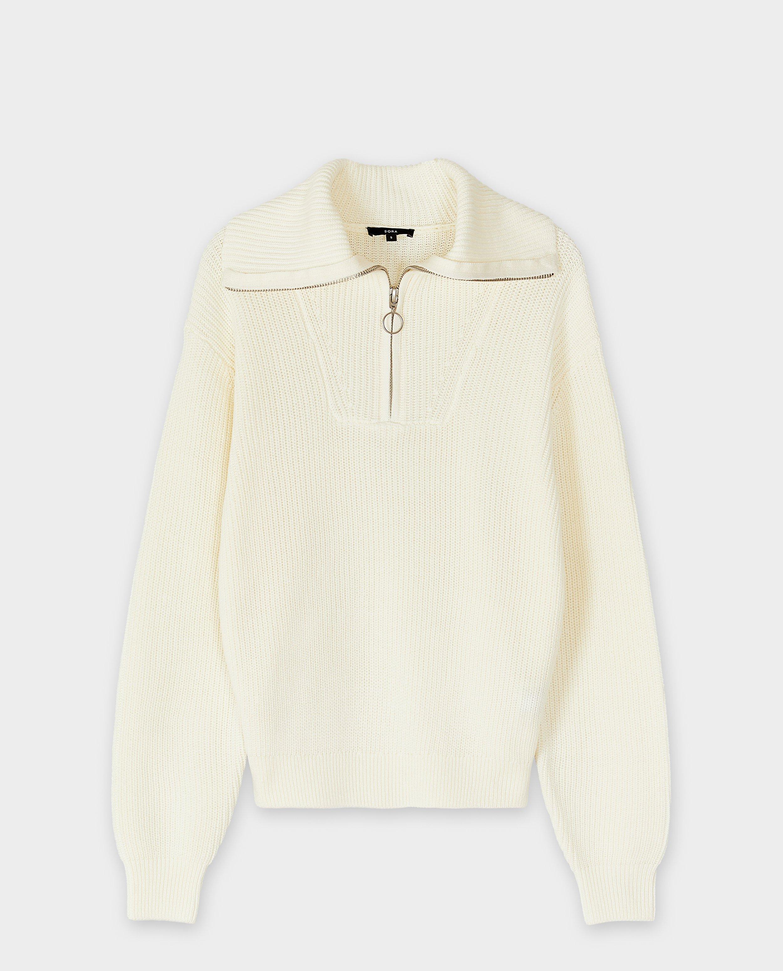 Pulls - Pull avec fermeture éclair courte, loose fit