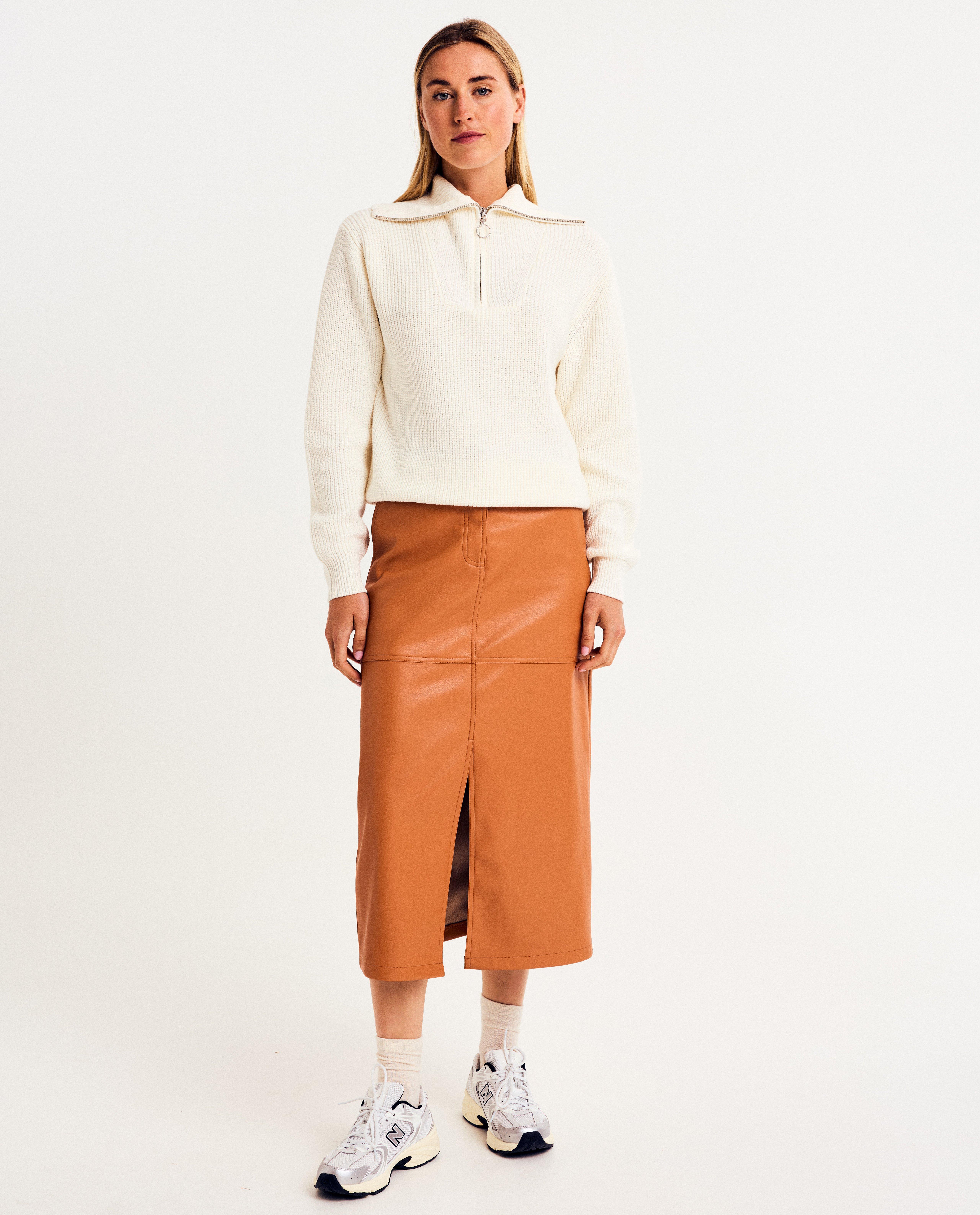 Rokken - Faux leather rok