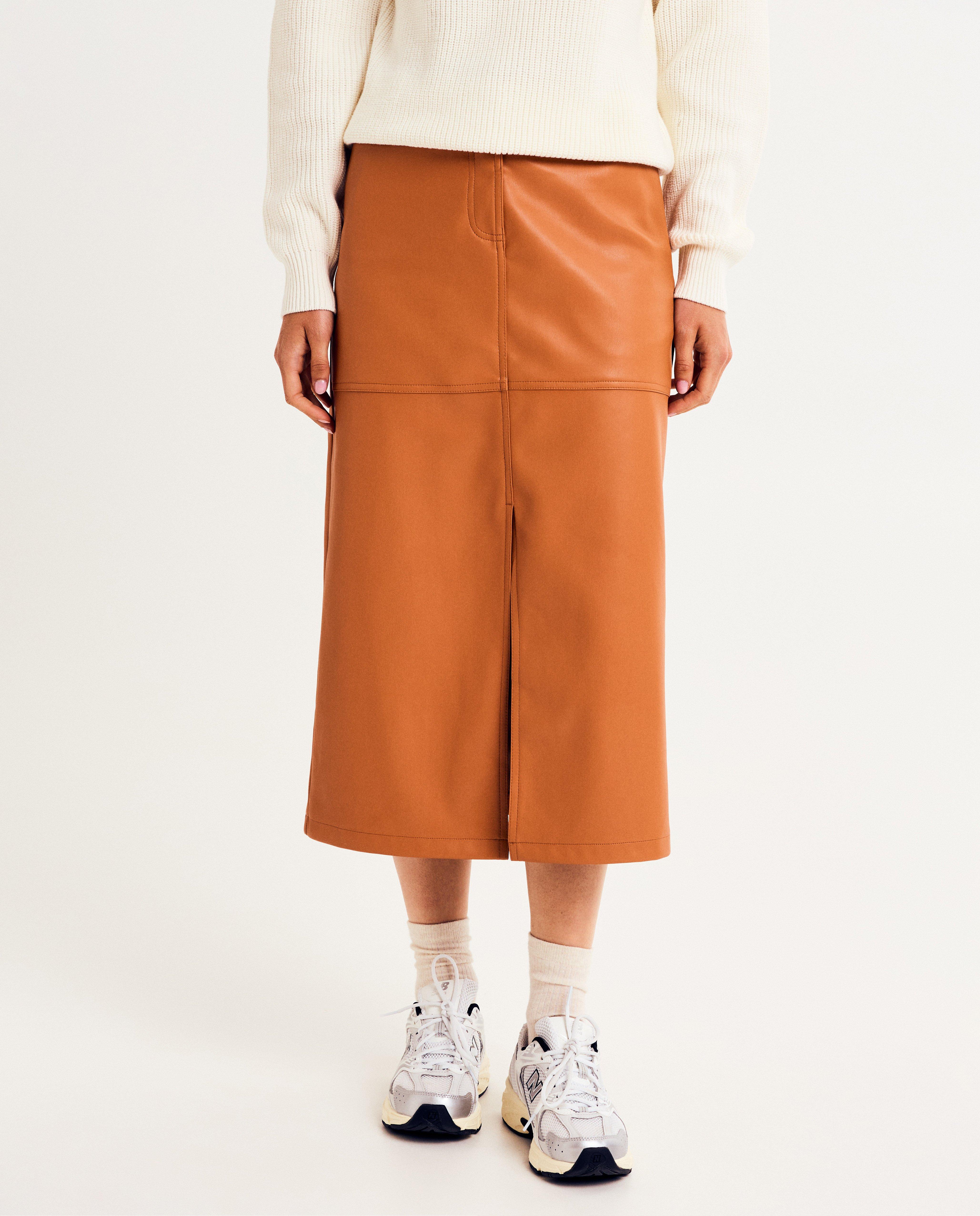 Rokken - Faux leather rok