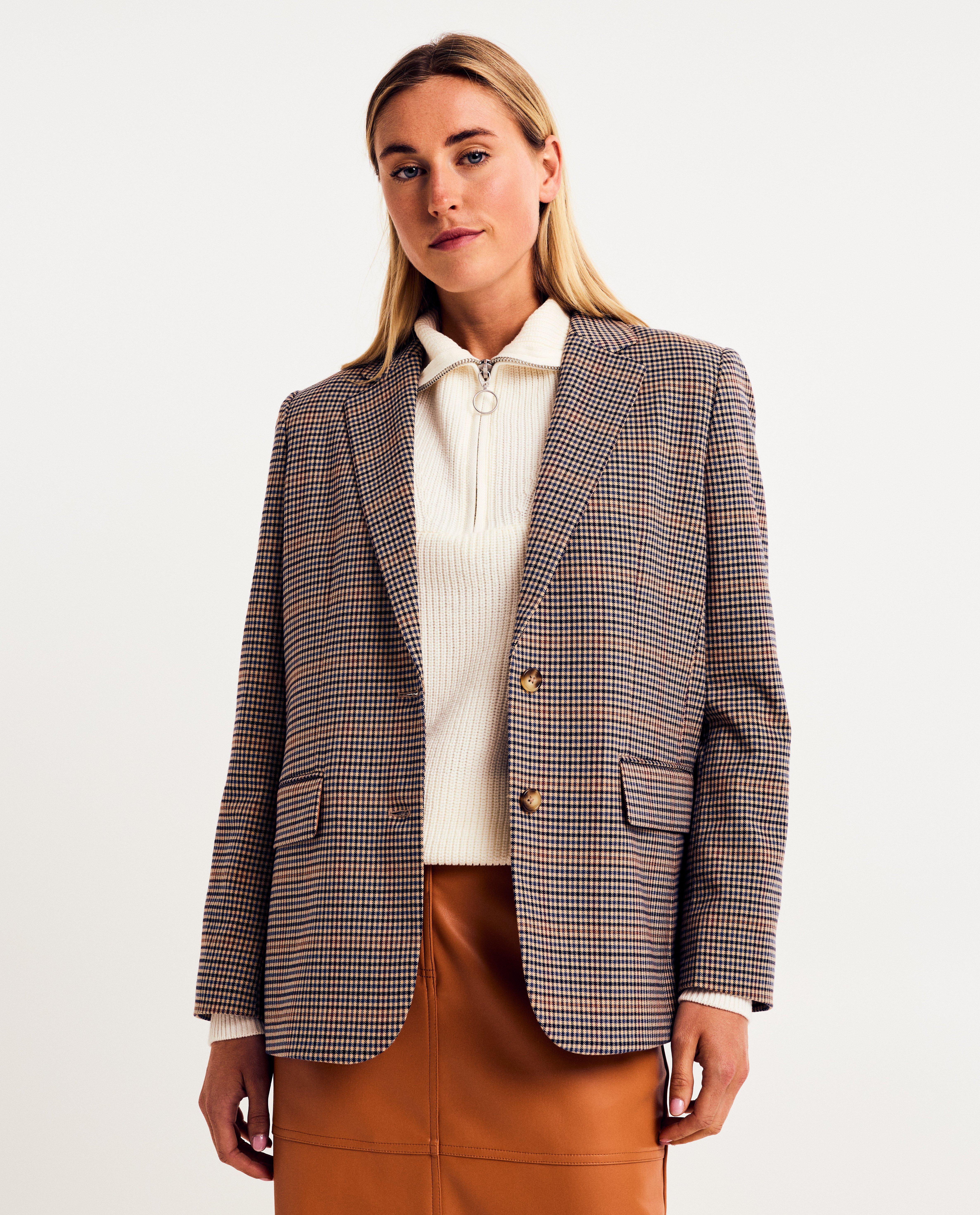 Blazers - Blazer met ruiten, loose fit