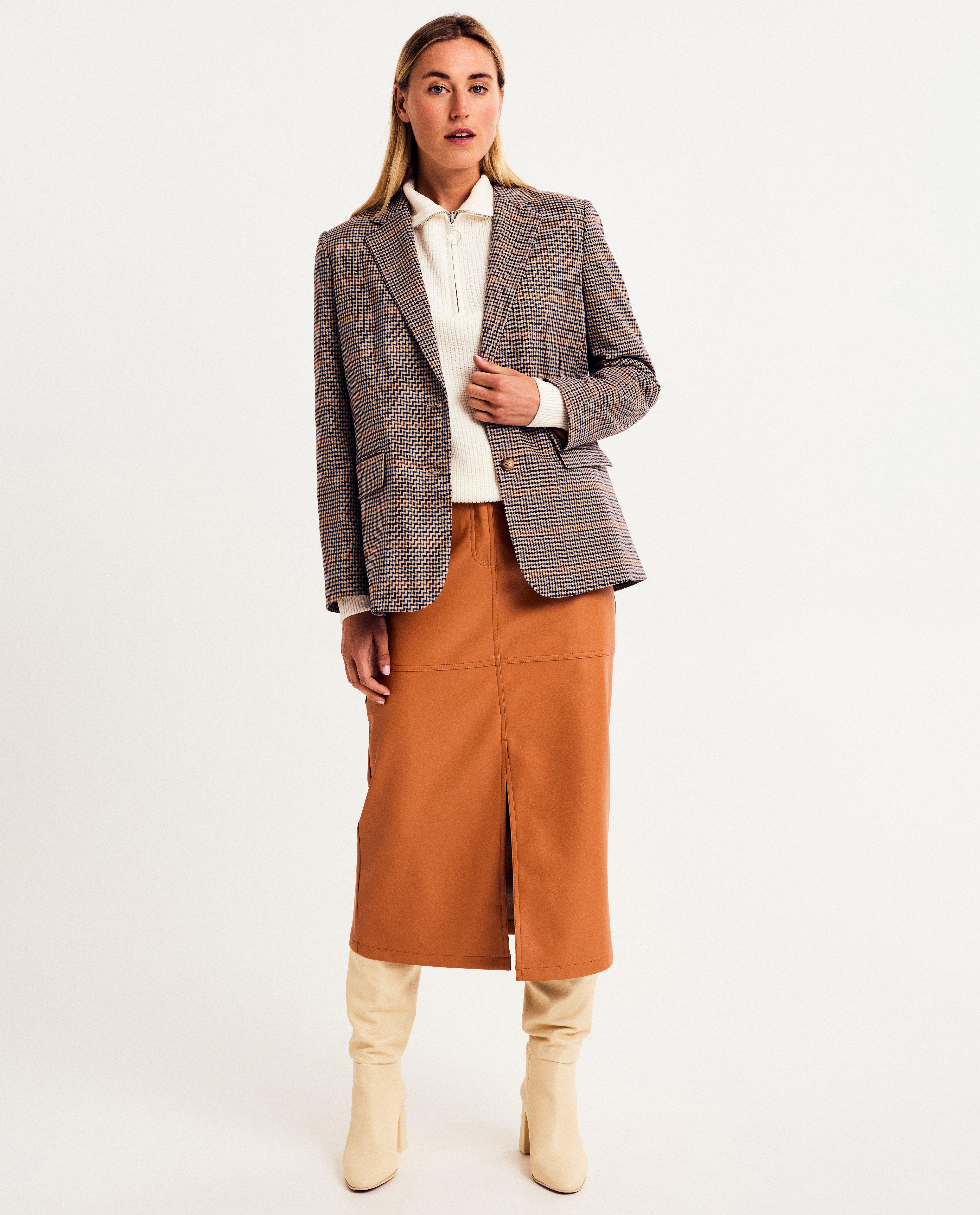 Blazers - Blazer met ruiten, loose fit