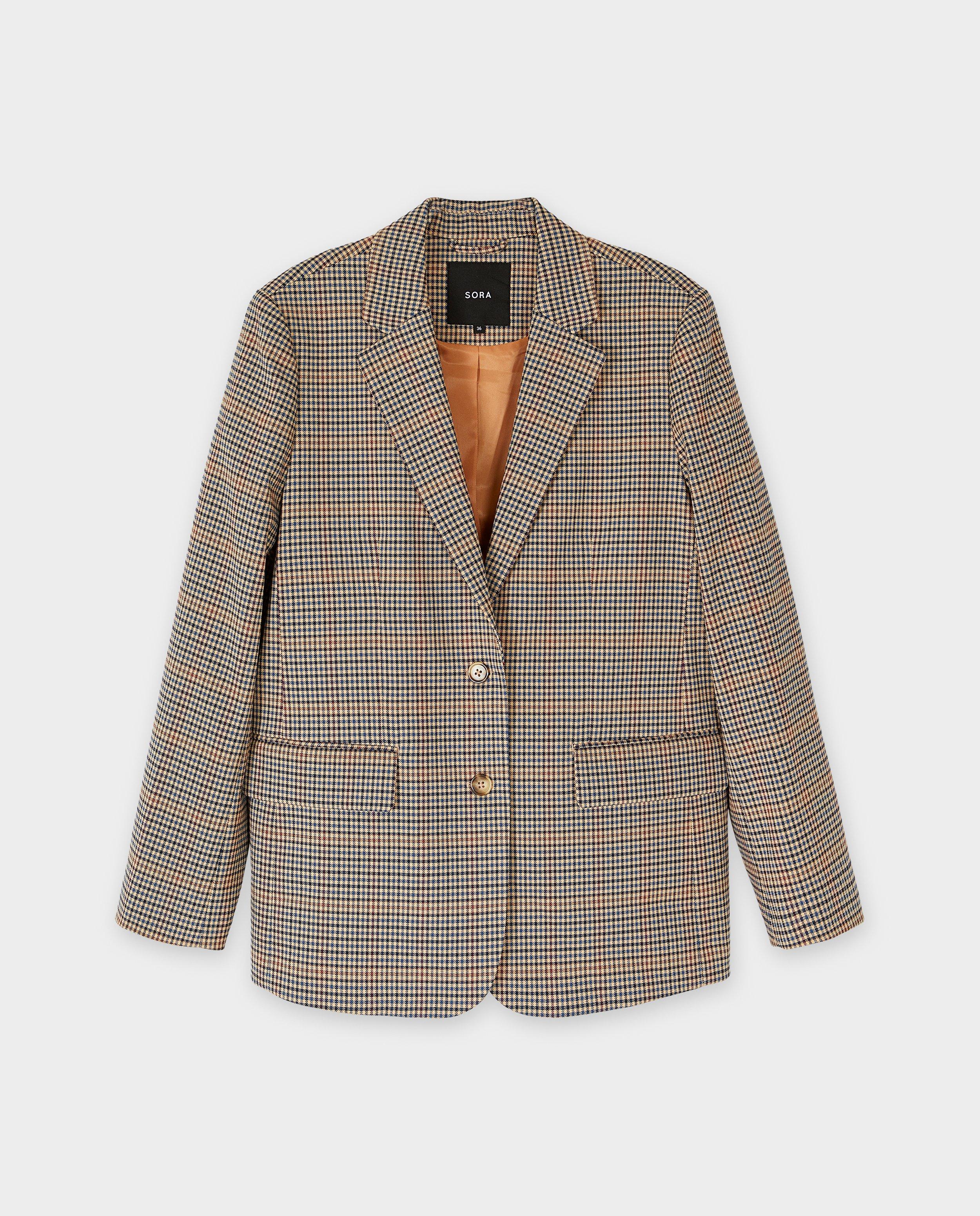 Blazers - Blazer met ruiten, loose fit